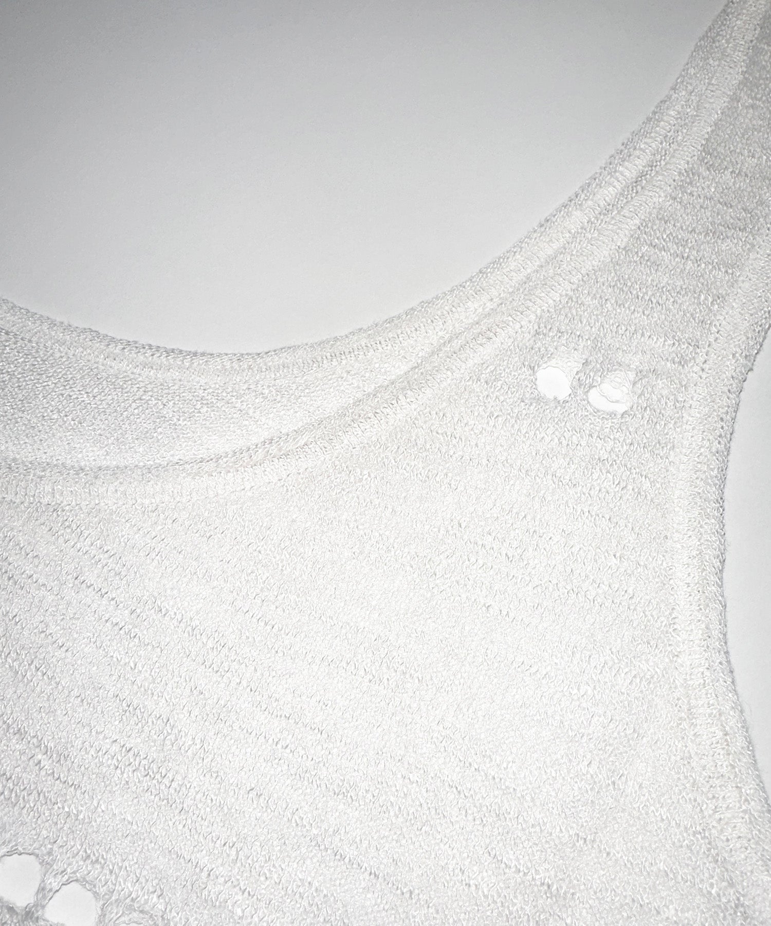 Sheer Knit Sleeveless Blouse – Stylish Summer Layer