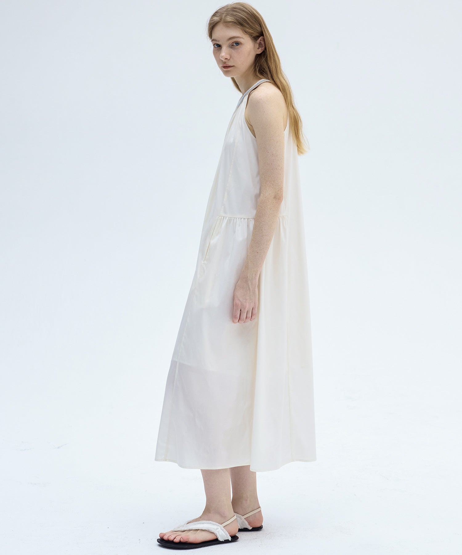 Ribbed Halter Neck Dress
