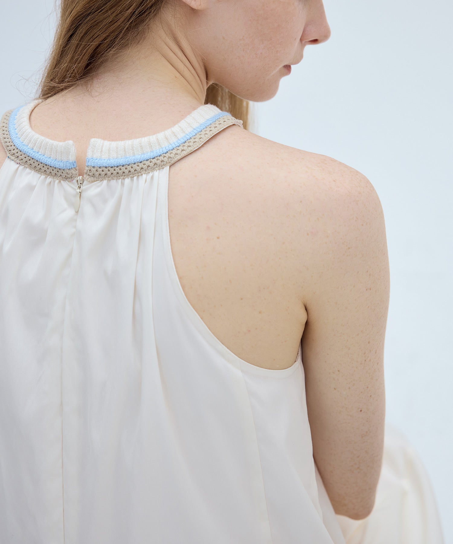 Ribbed Halter Neck Dress