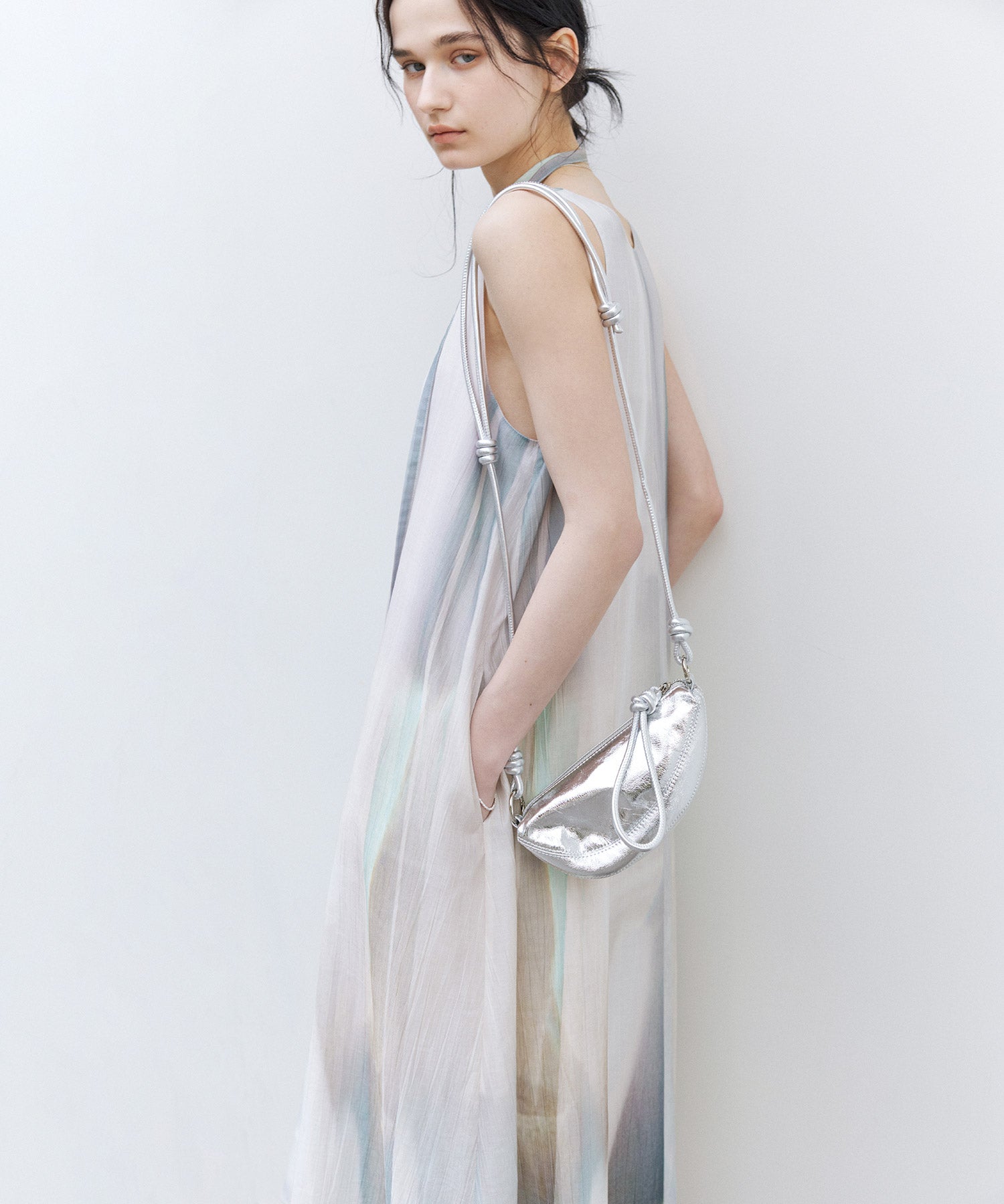 Sleeveless Art Print Dress