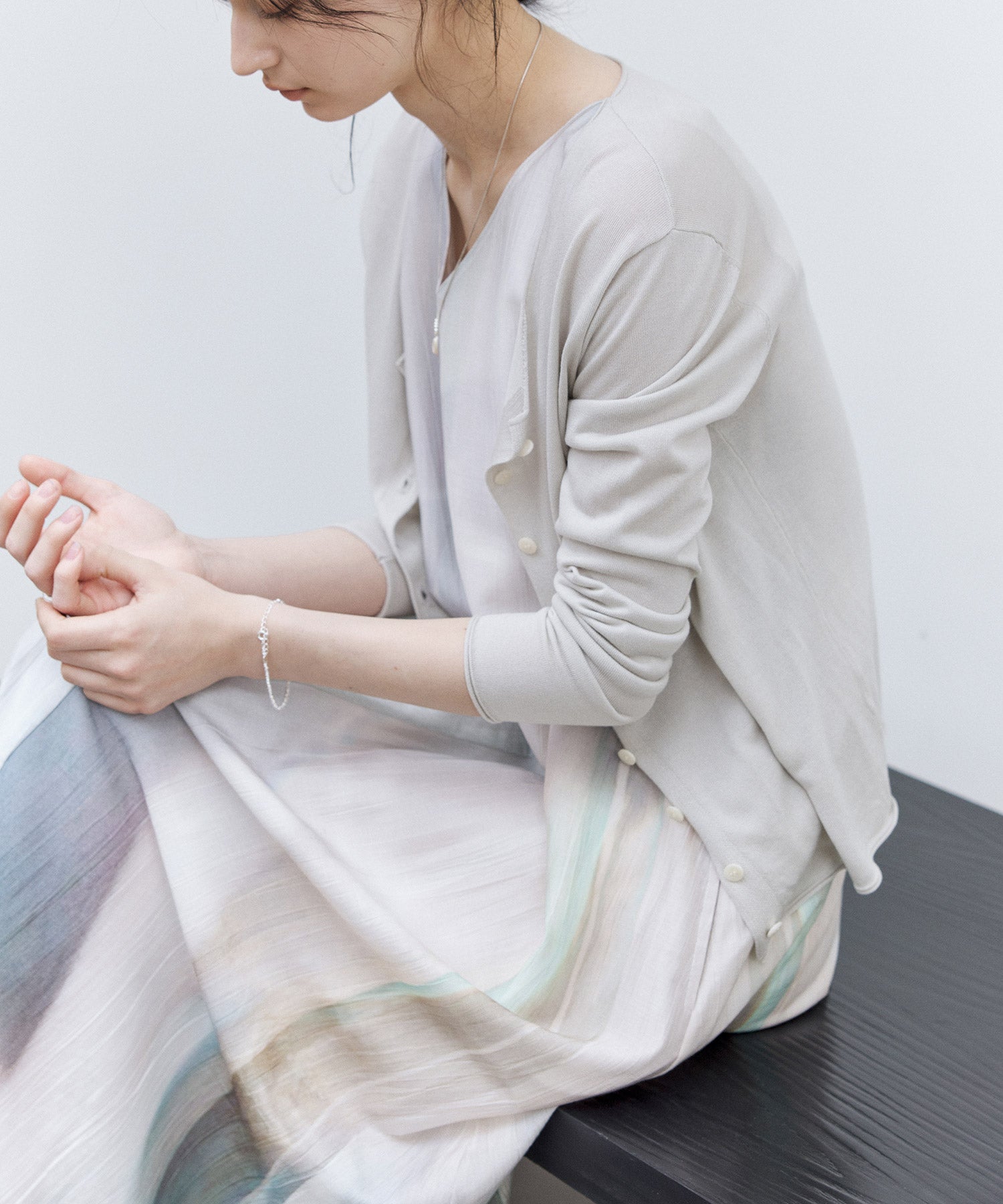 Sleeveless Art Print Dress
