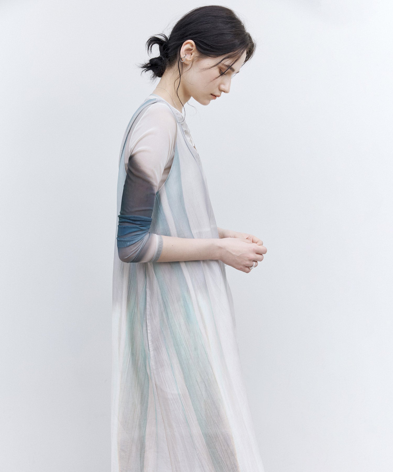Sleeveless Art Print Dress