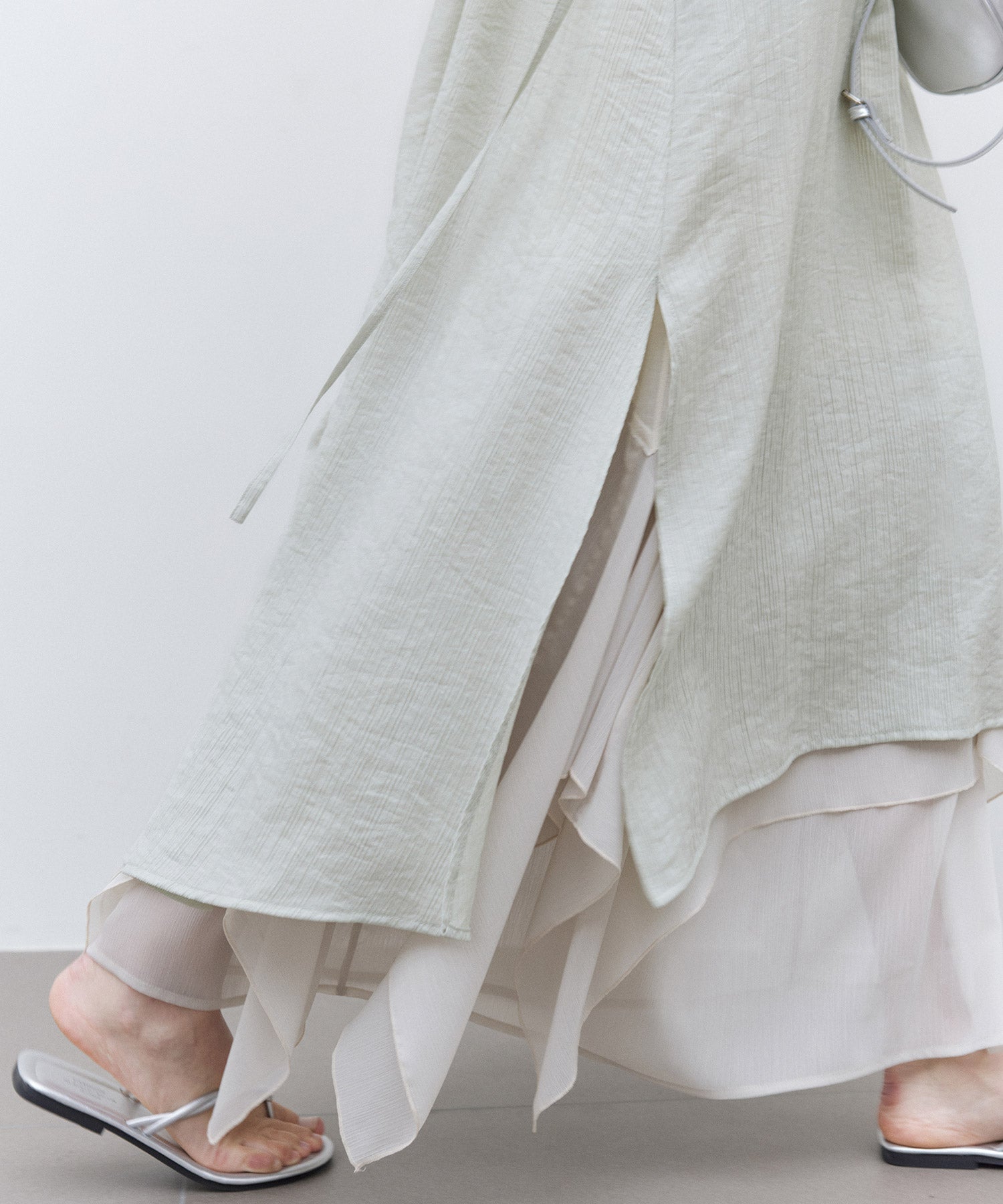 Nuanced Fabric Shirt Dress