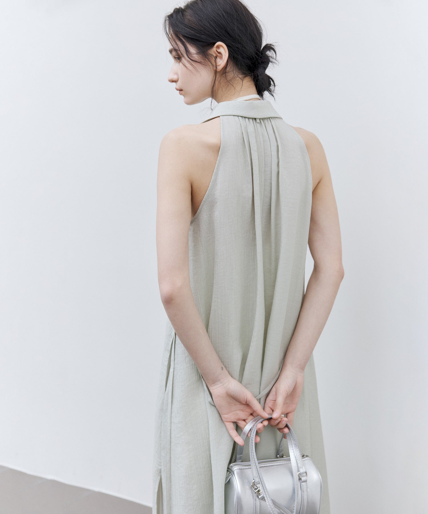 Nuanced Fabric Shirt Dress