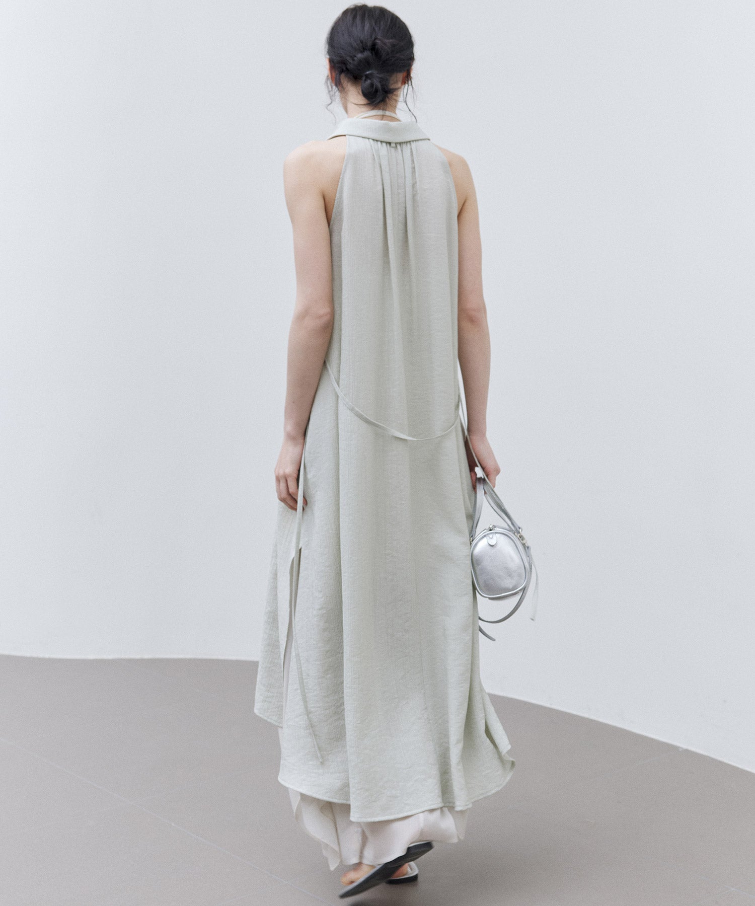 Nuanced Fabric Shirt Dress
