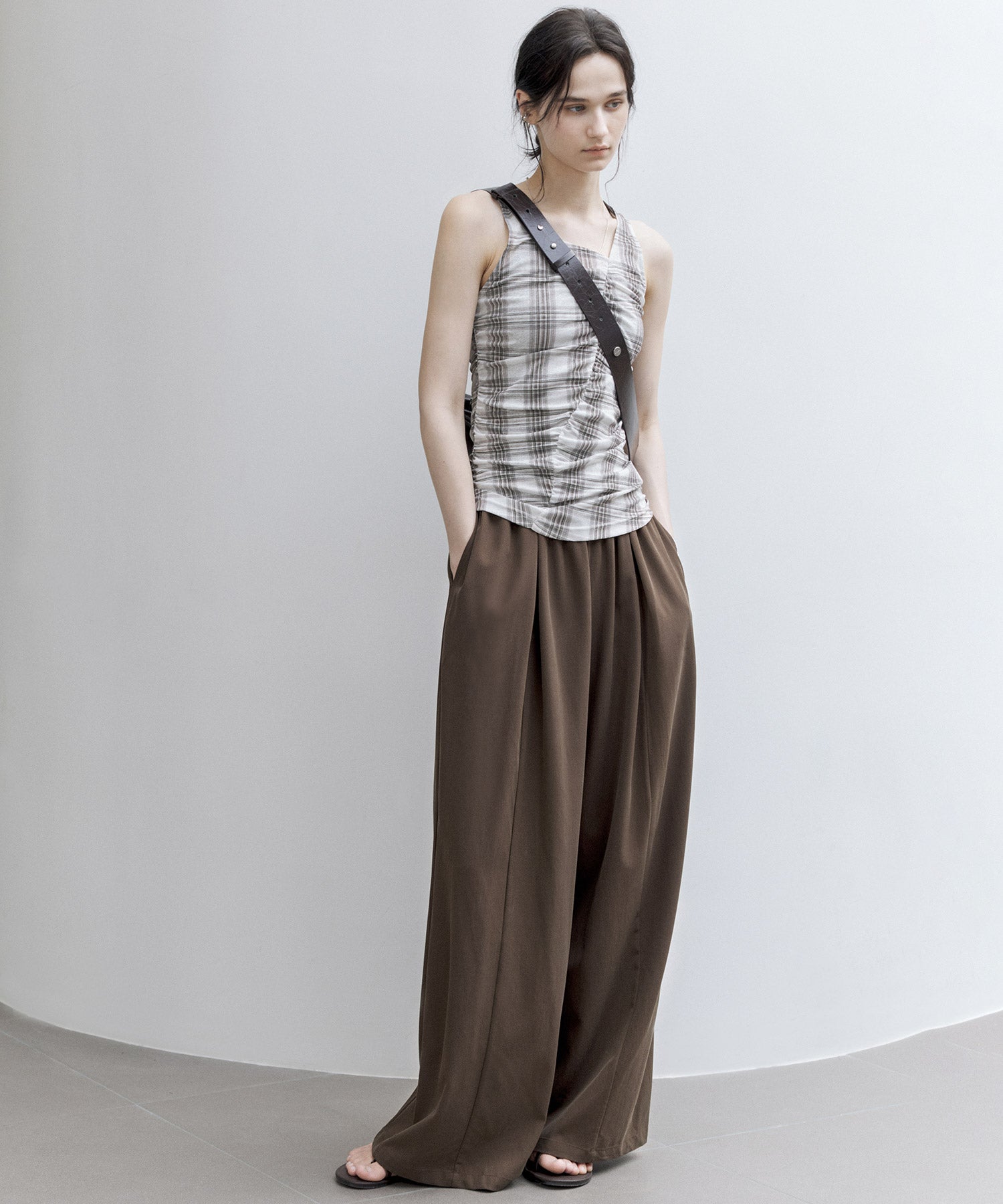 Basic Flowy Wide-Leg Pants