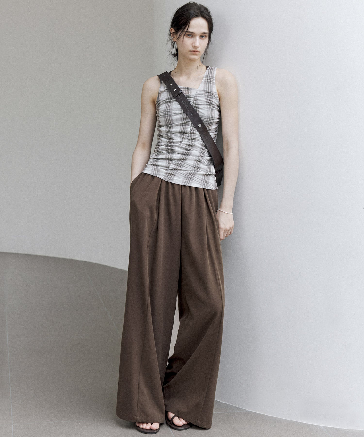 Basic Flowy Wide-Leg Pants