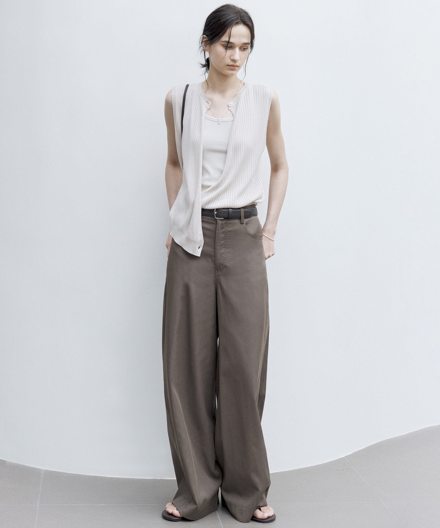 Versatile Knit Tank with Transformable Design