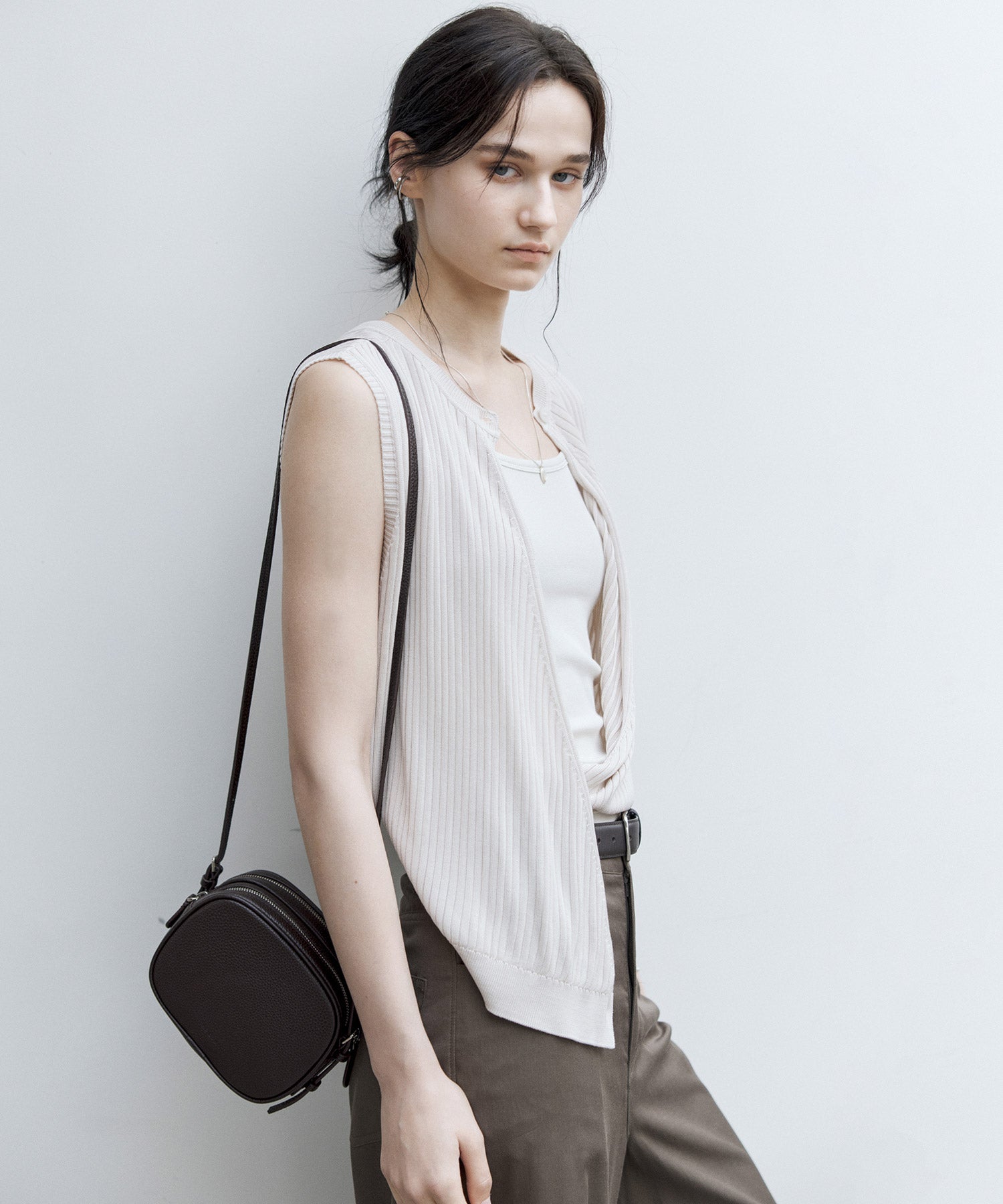Versatile Knit Tank with Transformable Design