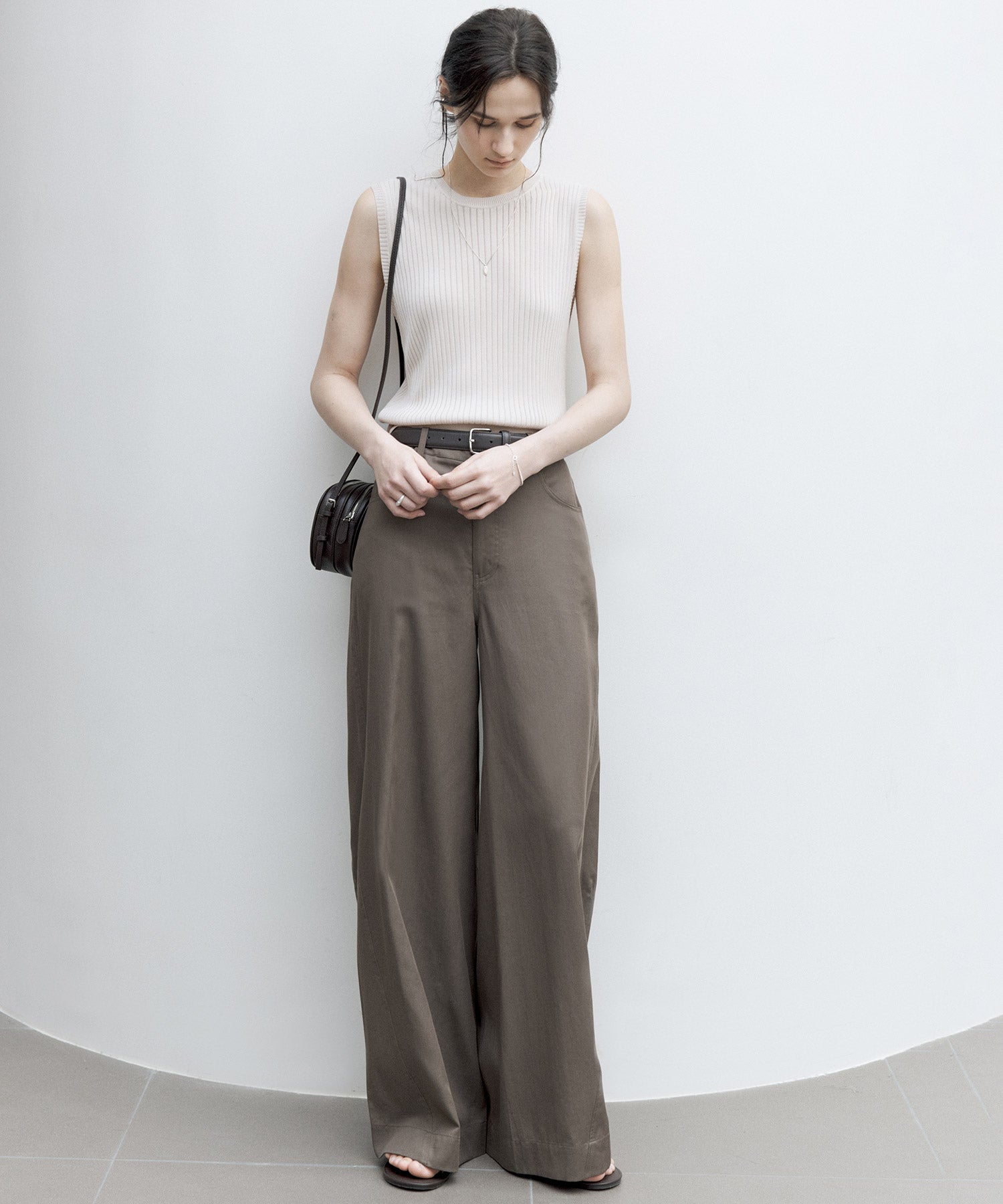 Versatile Knit Tank with Transformable Design