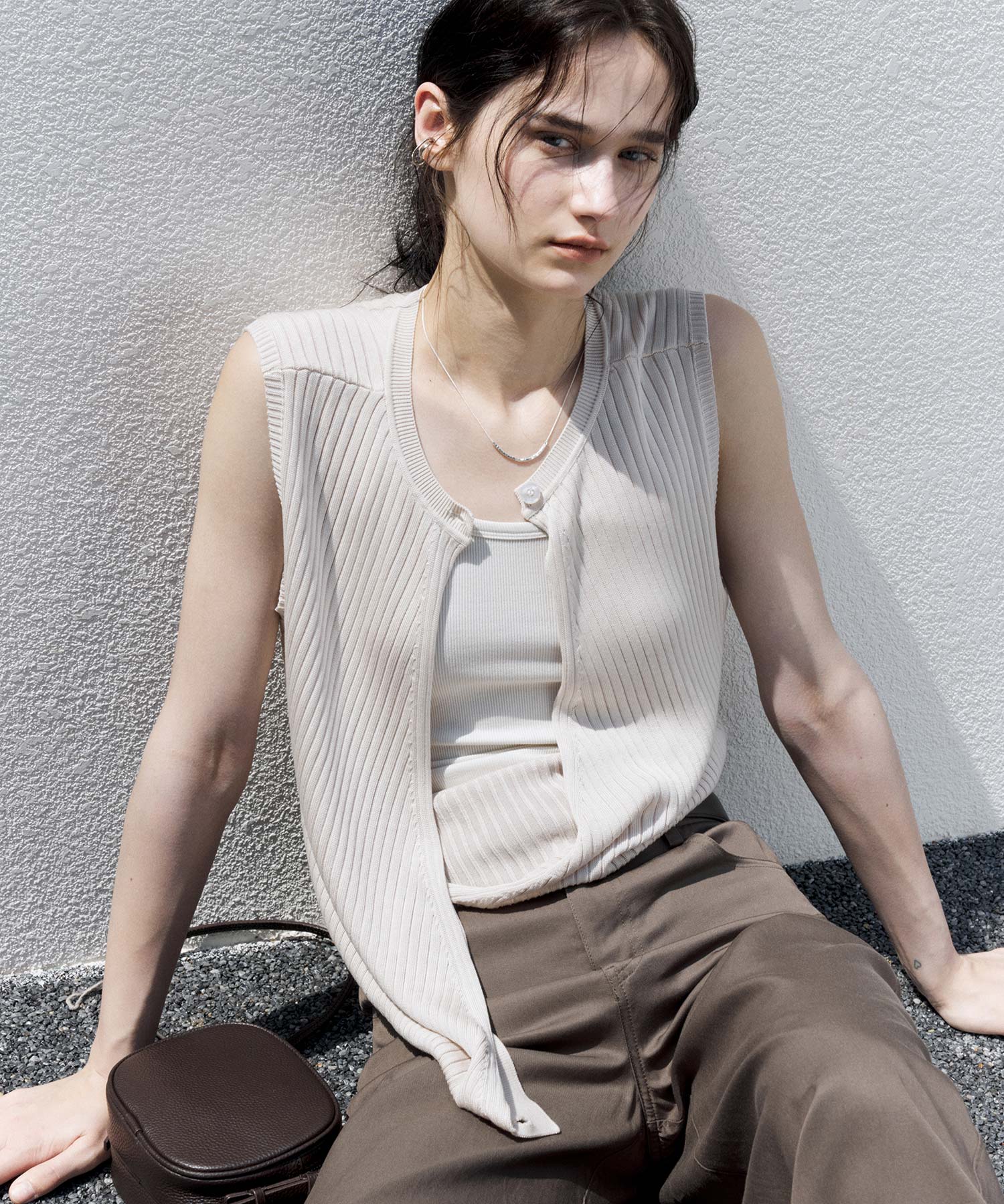 Versatile Knit Tank with Transformable Design