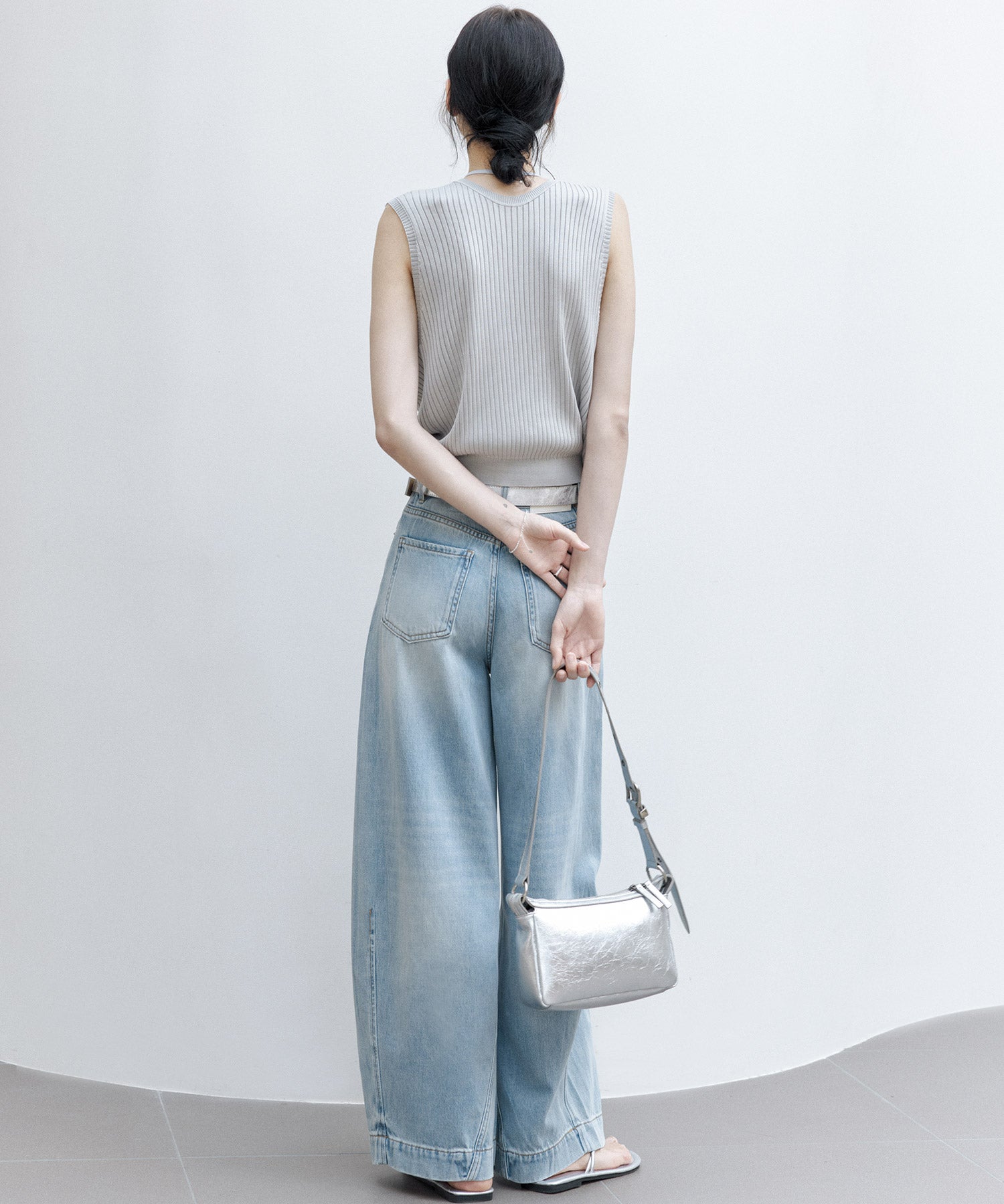 Versatile Knit Tank with Transformable Design