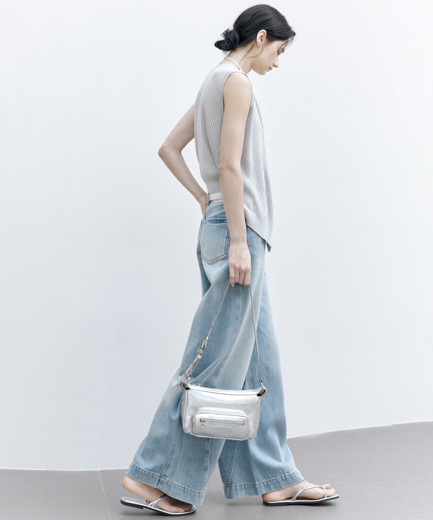 Versatile Knit Tank with Transformable Design