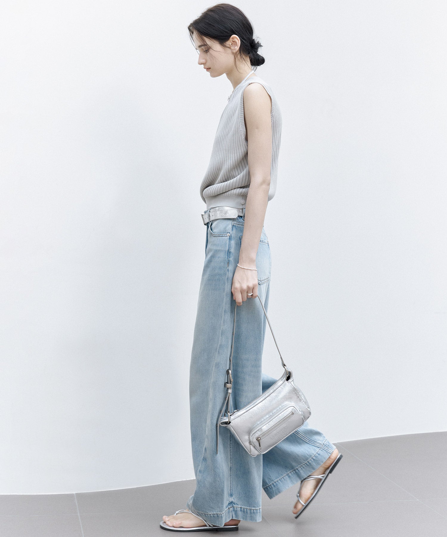 Versatile Knit Tank with Transformable Design