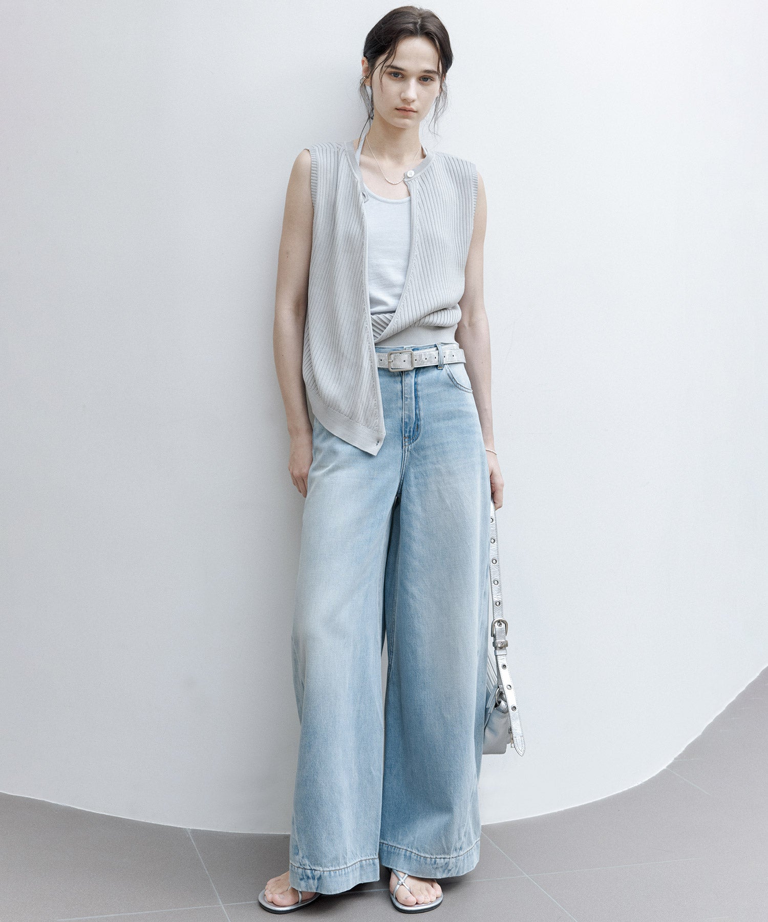 Versatile Knit Tank with Transformable Design