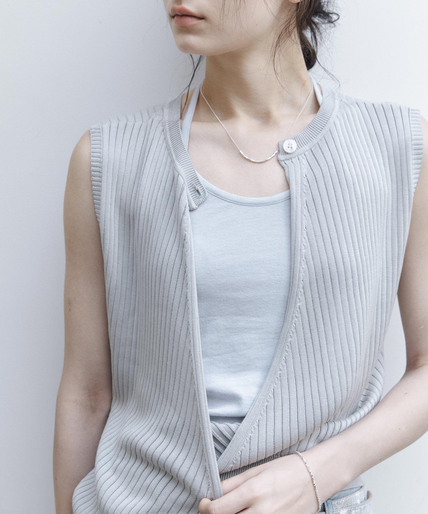 Versatile Knit Tank with Transformable Design