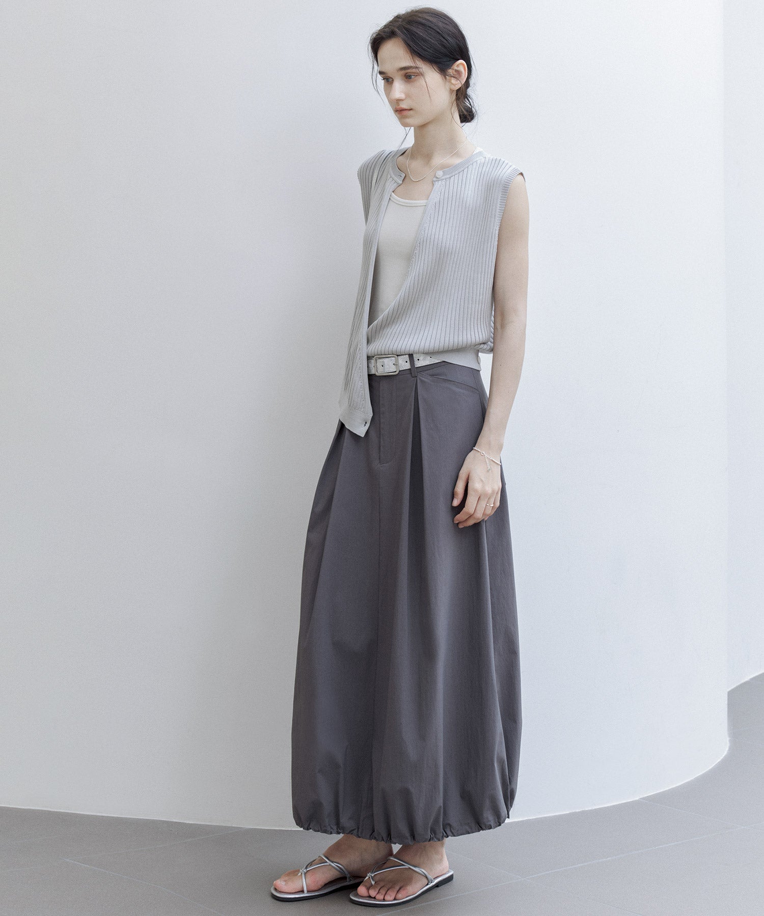 Versatile Knit Tank with Transformable Design
