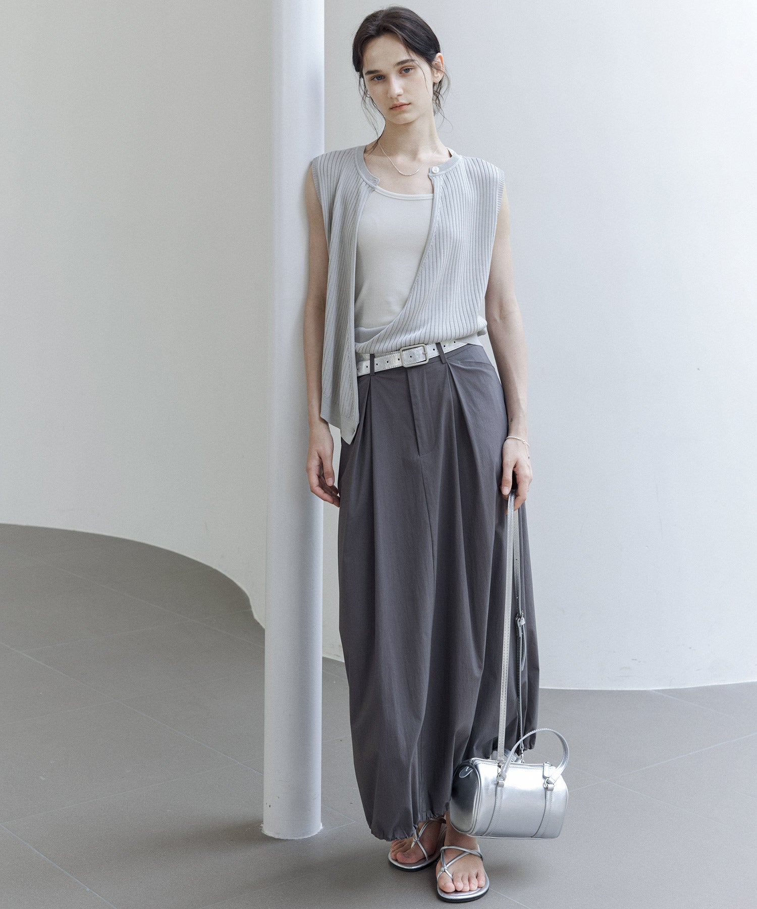 Versatile Knit Tank with Transformable Design