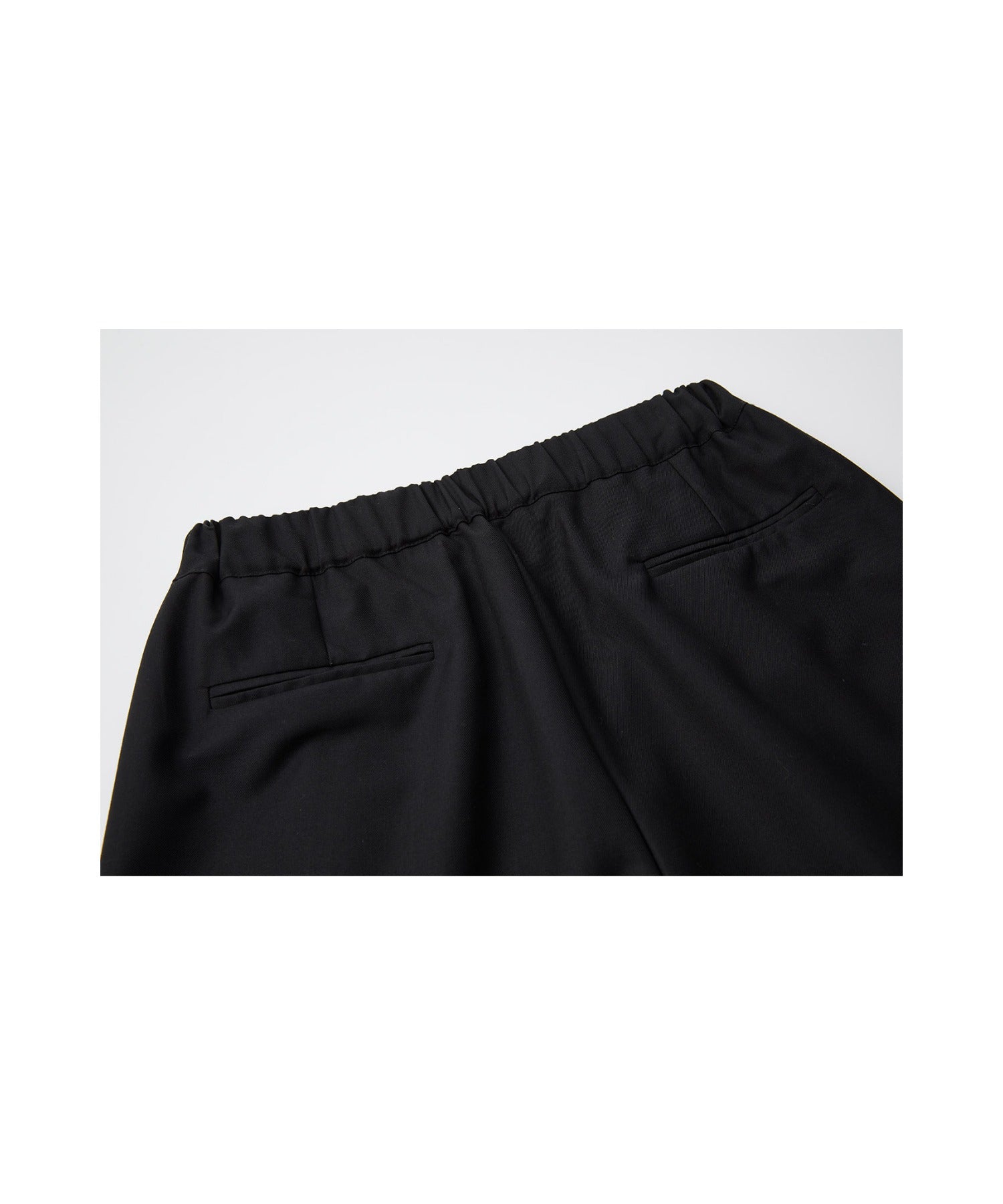 Hybrid Waist Detail Flowy Slacks