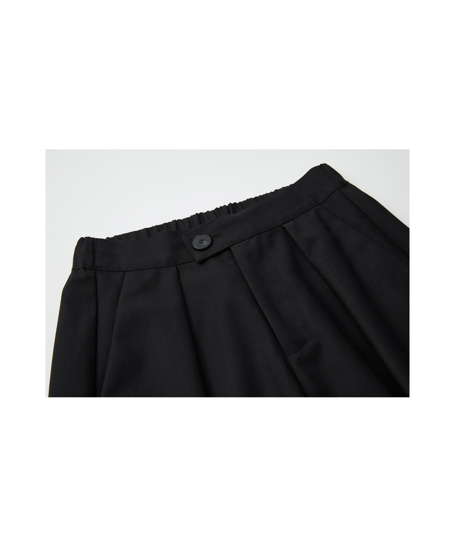 Hybrid Waist Detail Flowy Slacks
