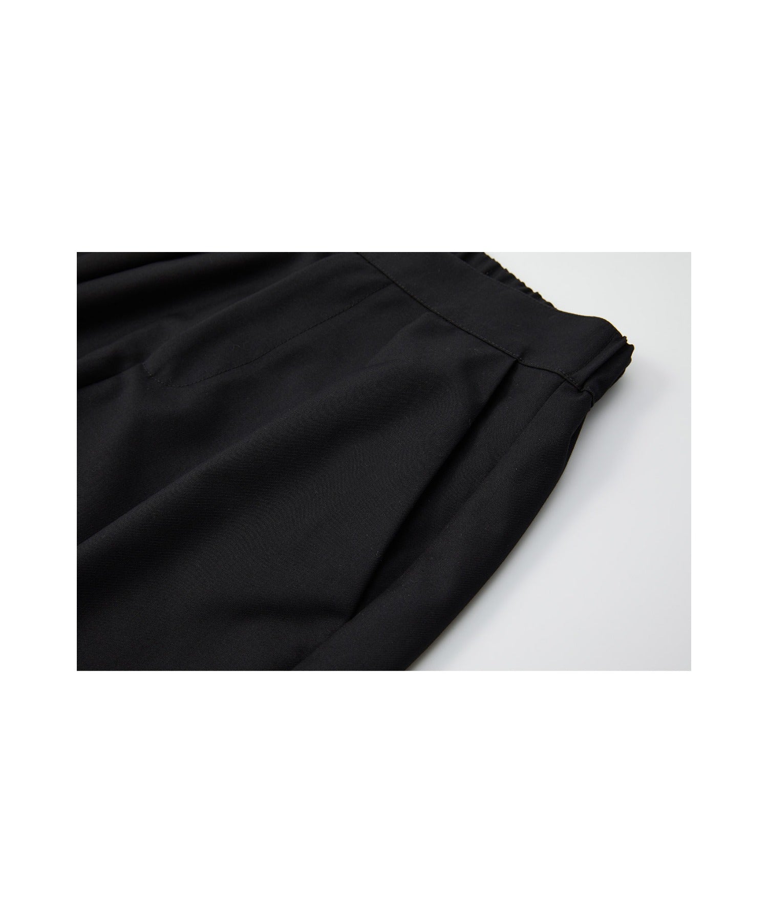 Hybrid Waist Detail Flowy Slacks