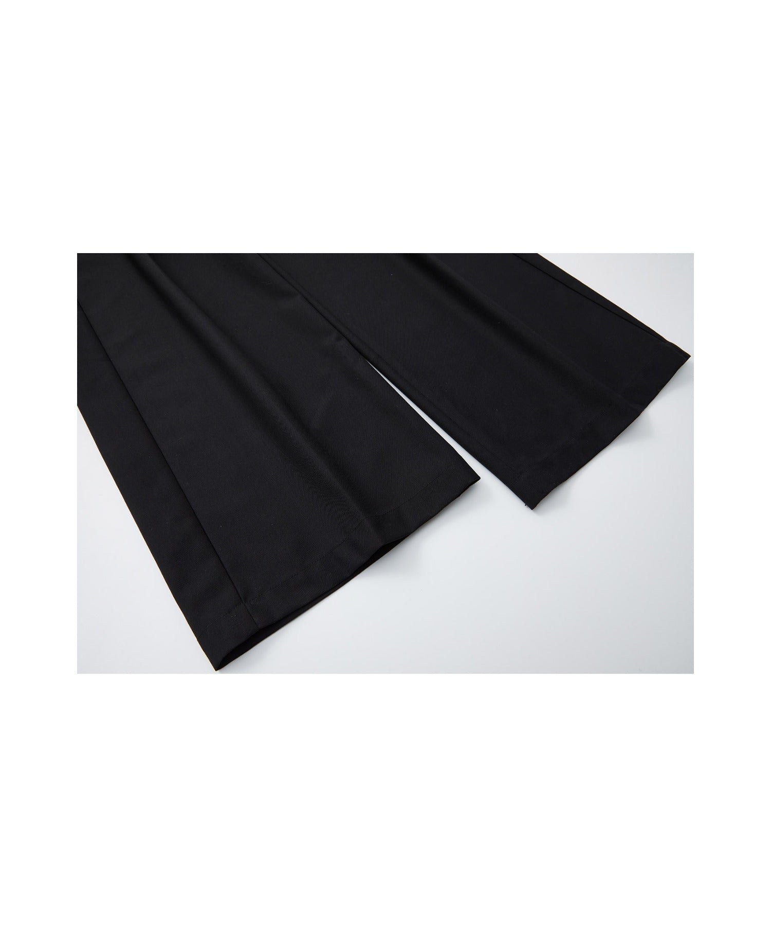 Hybrid Waist Detail Flowy Slacks