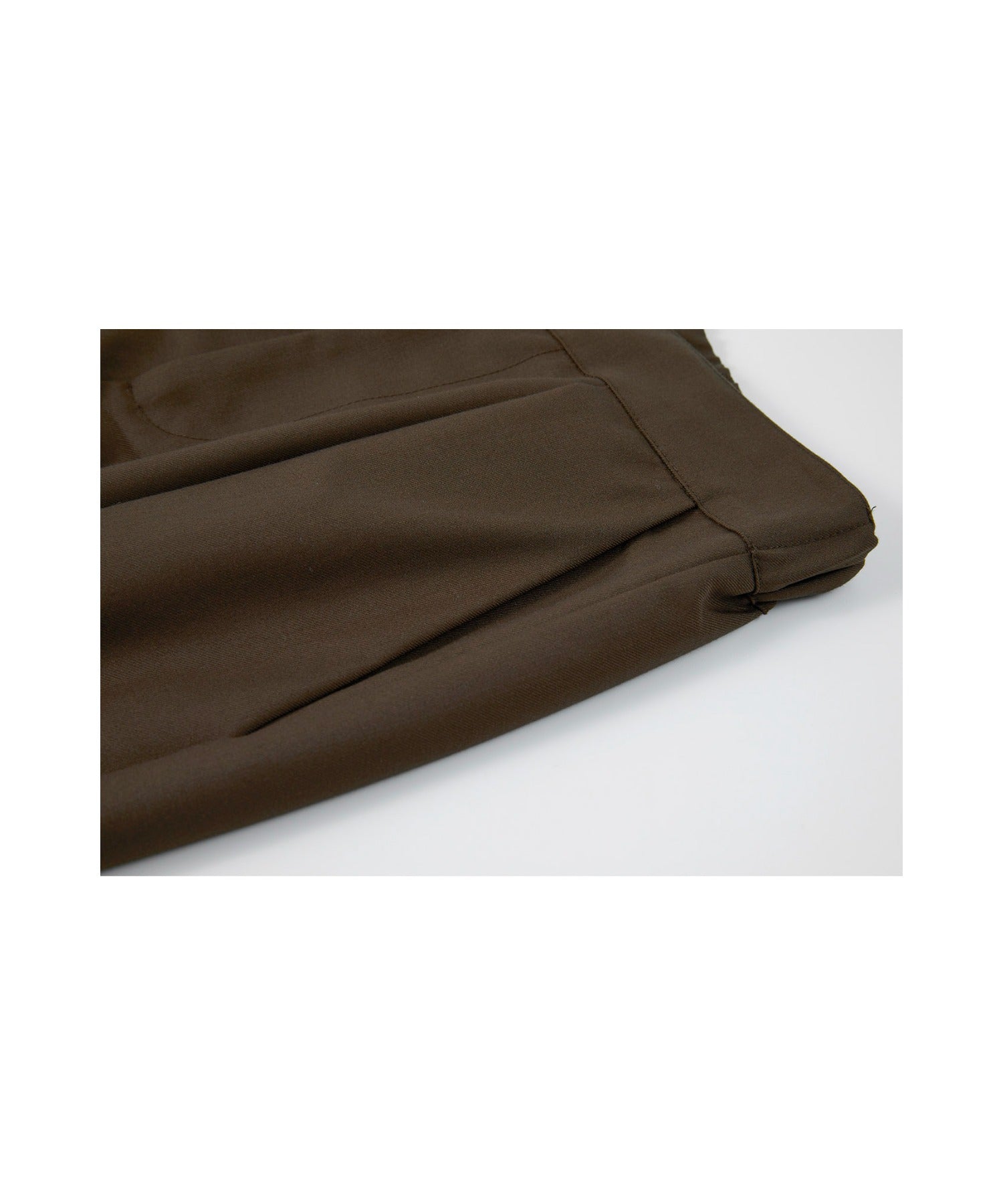 Hybrid Waist Detail Flowy Slacks