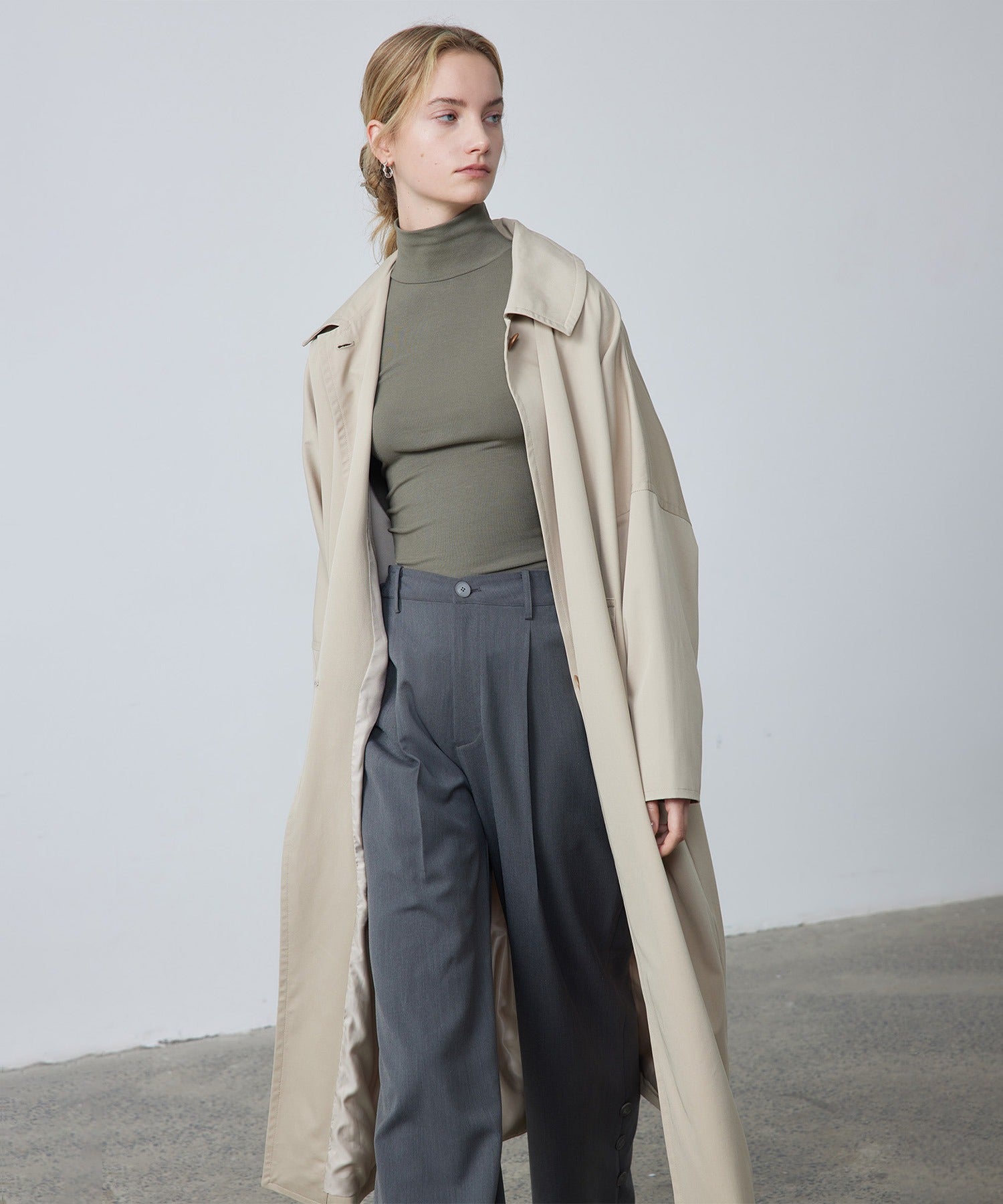 Smooth Touch High Neck Pullover