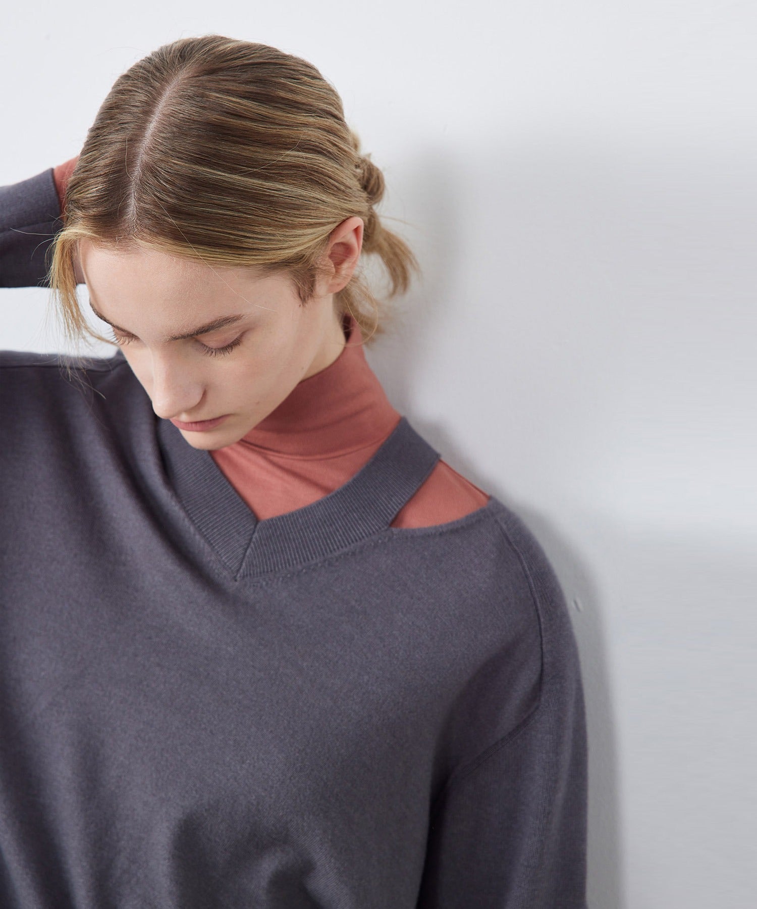 Smooth Touch High Neck Pullover