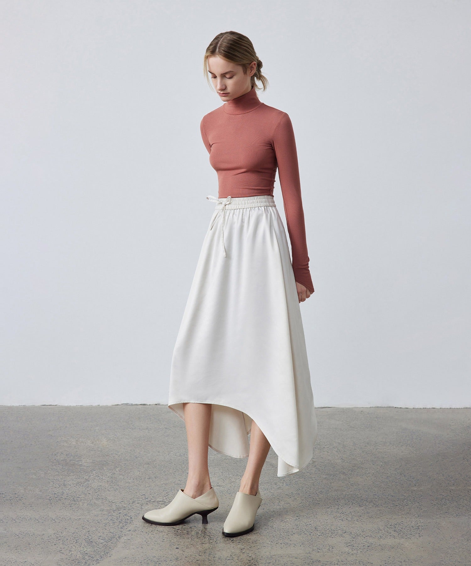 Smooth Touch High Neck Pullover