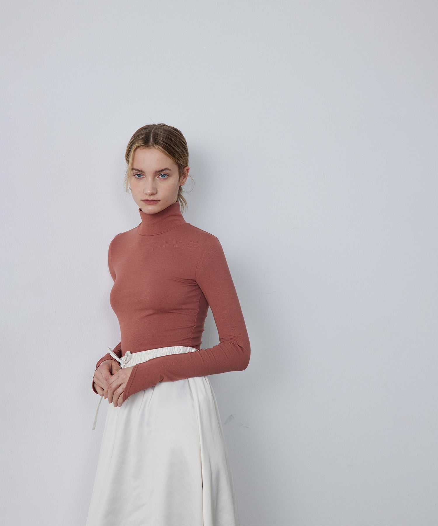 Smooth Touch High Neck Pullover