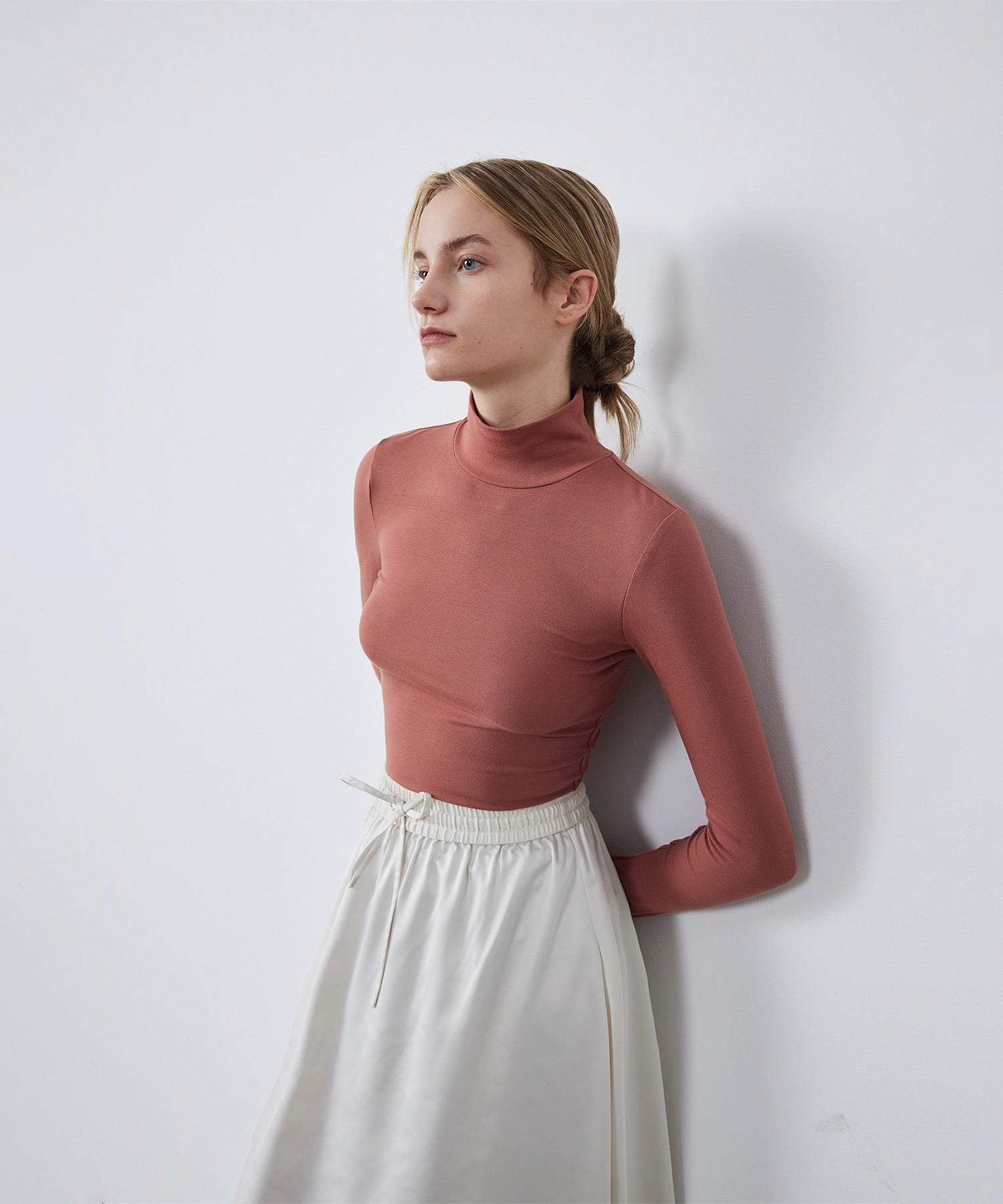 Smooth Touch High Neck Pullover