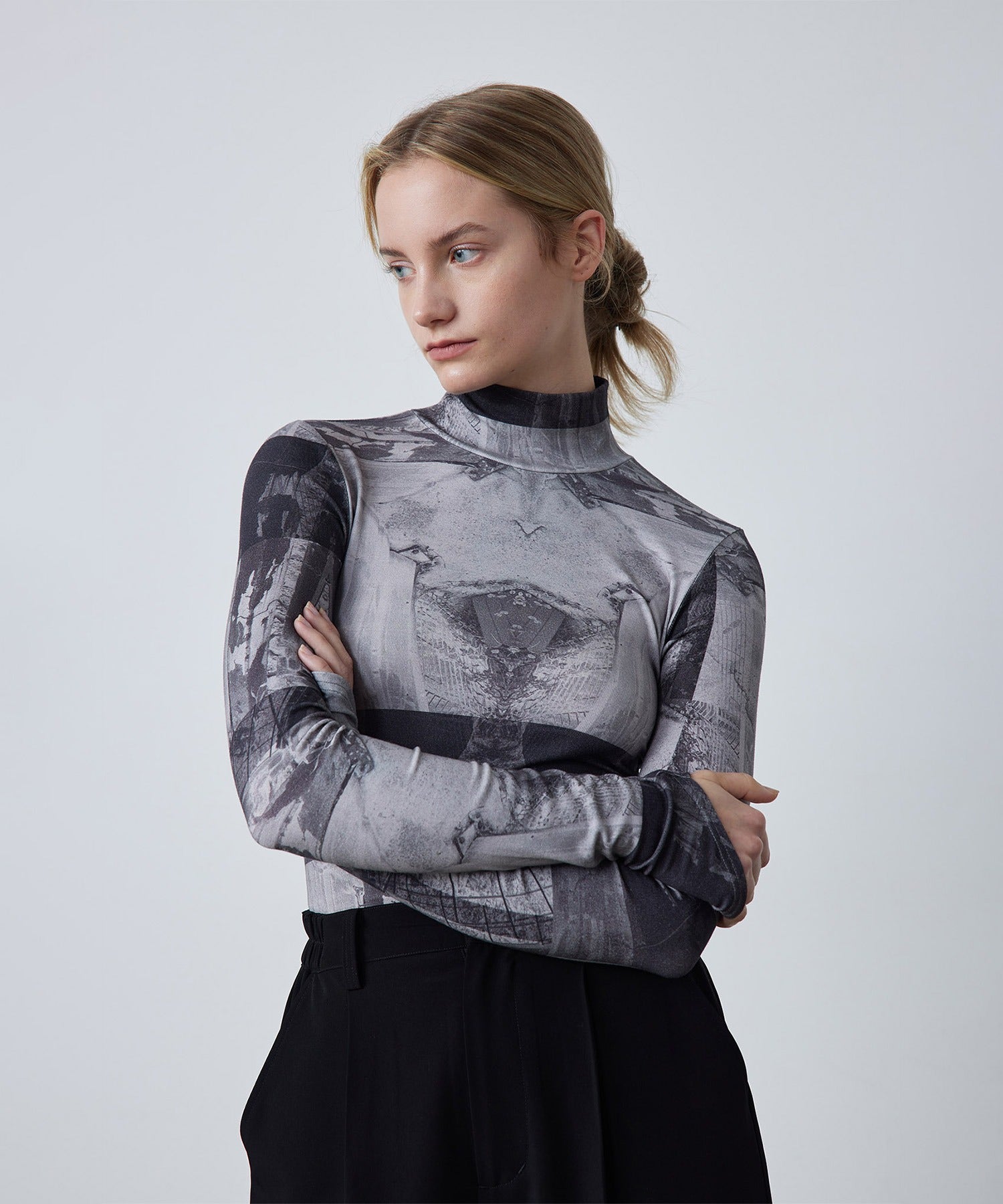 Smooth Touch High Neck Pullover