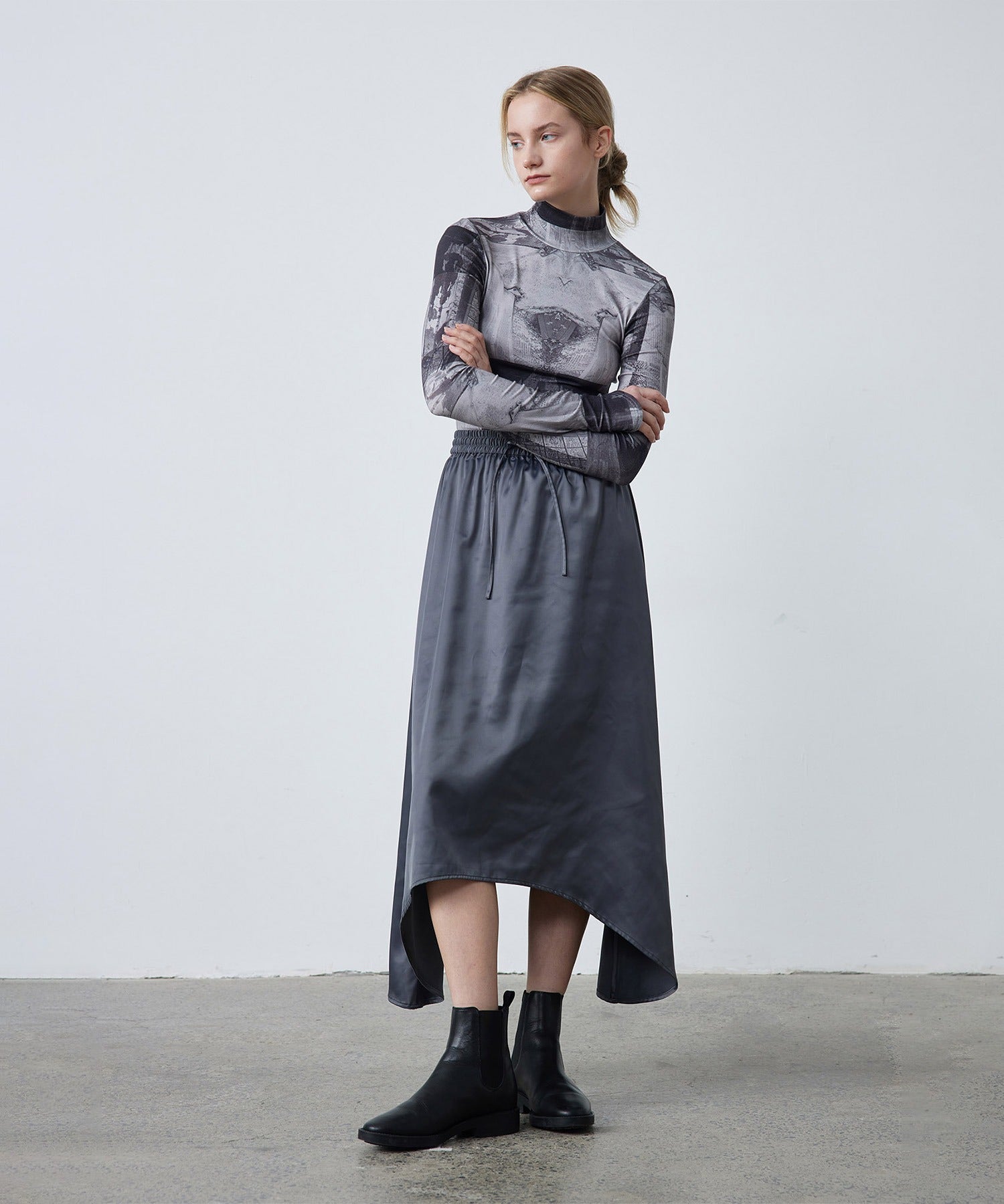 Smooth Touch High Neck Pullover
