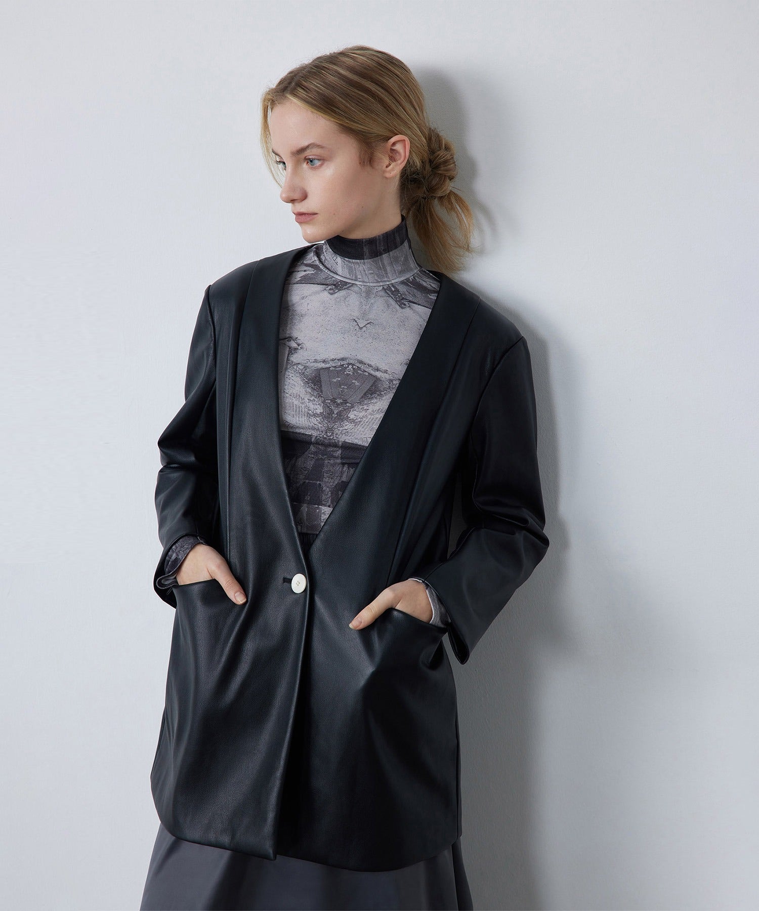 Smooth Touch High Neck Pullover