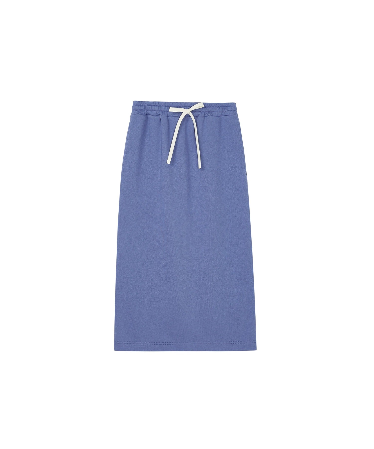 Slim Fit Back Slit Sweat Skirt