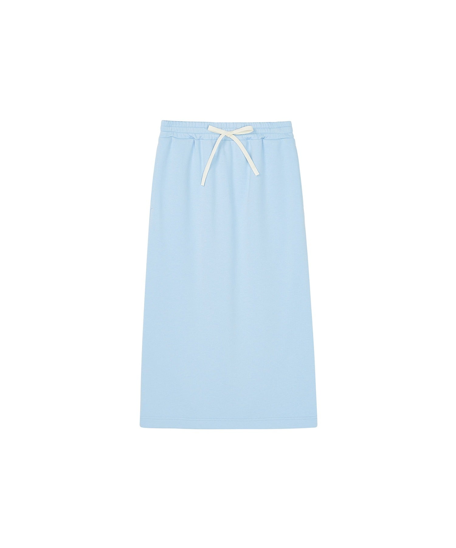 Slim Fit Back Slit Sweat Skirt