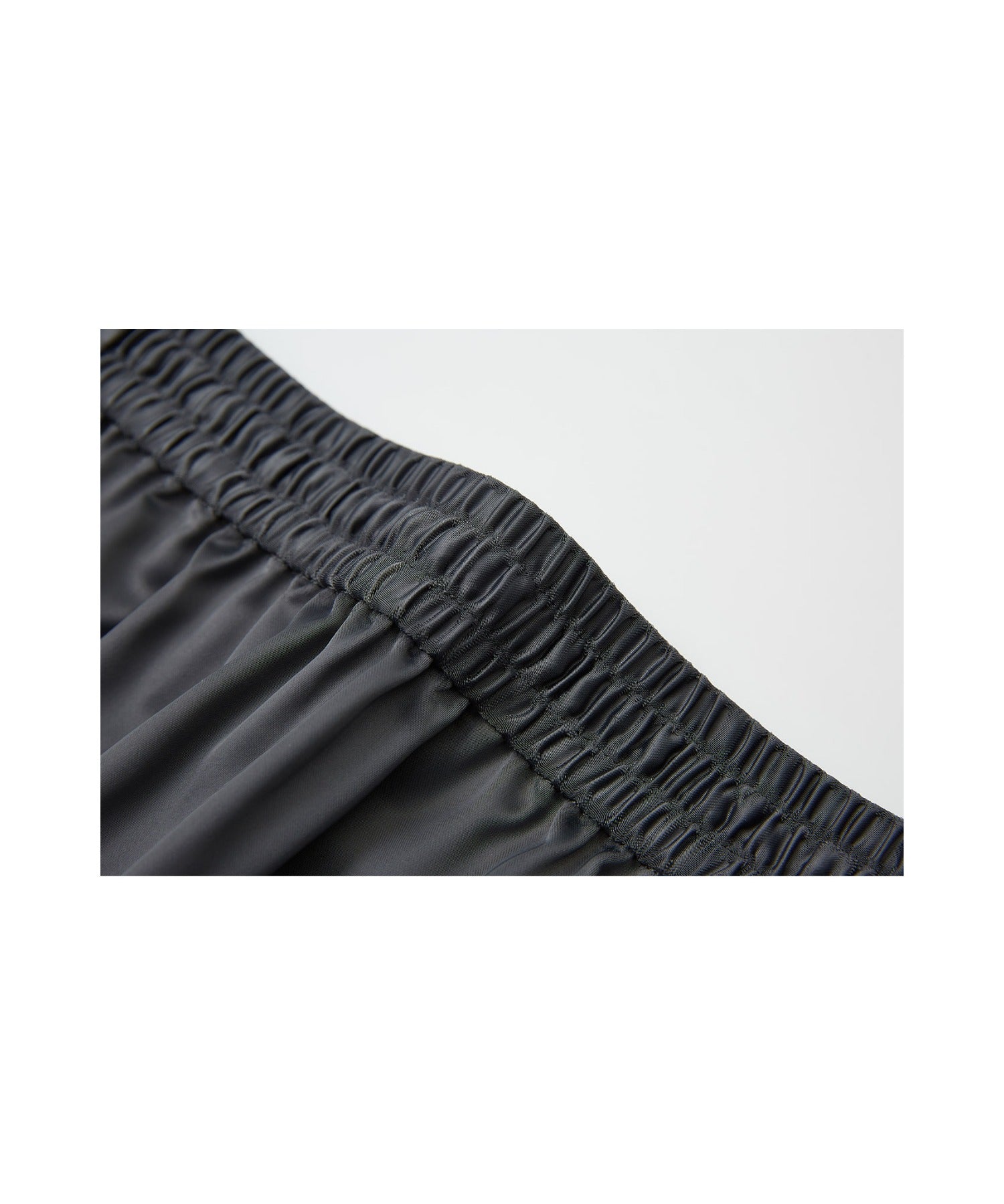 Satin Flare Skirt with Asymmetric Hemline