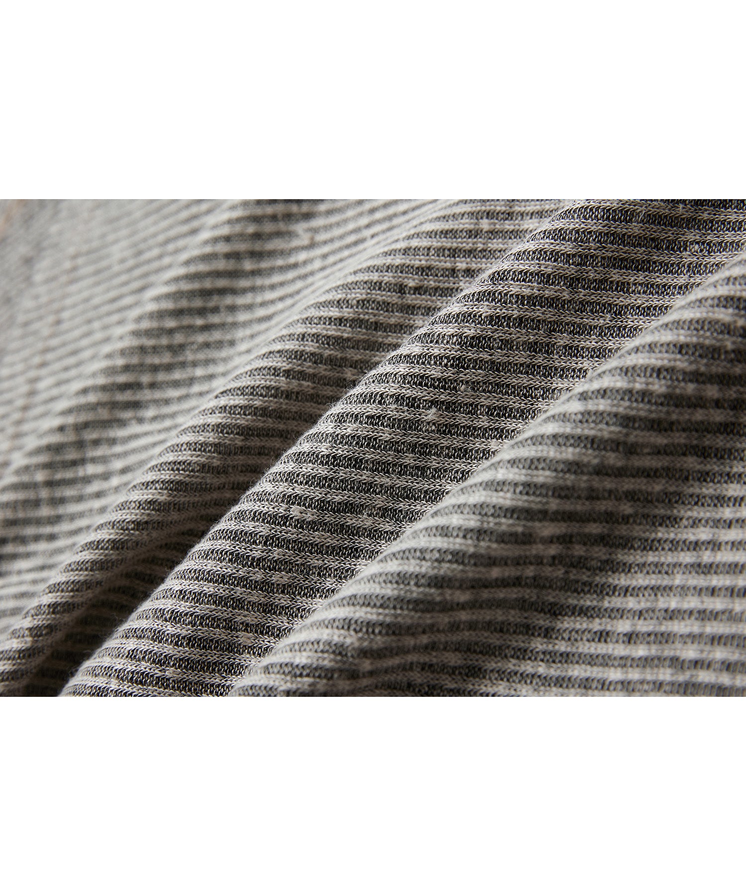 Linen Blend Sleeveless Knit Top with Deconstructed Tuck Design