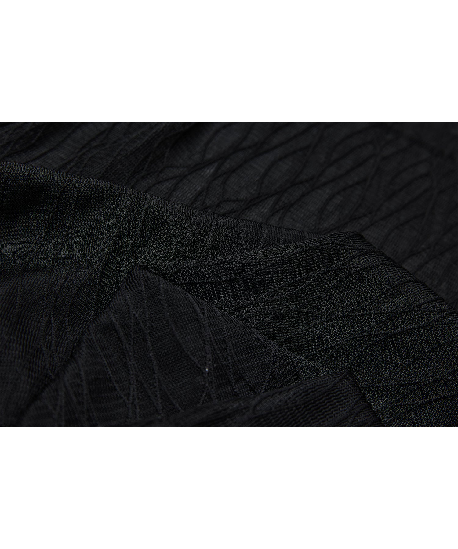 Jacquard Sheer Boat Neck Top