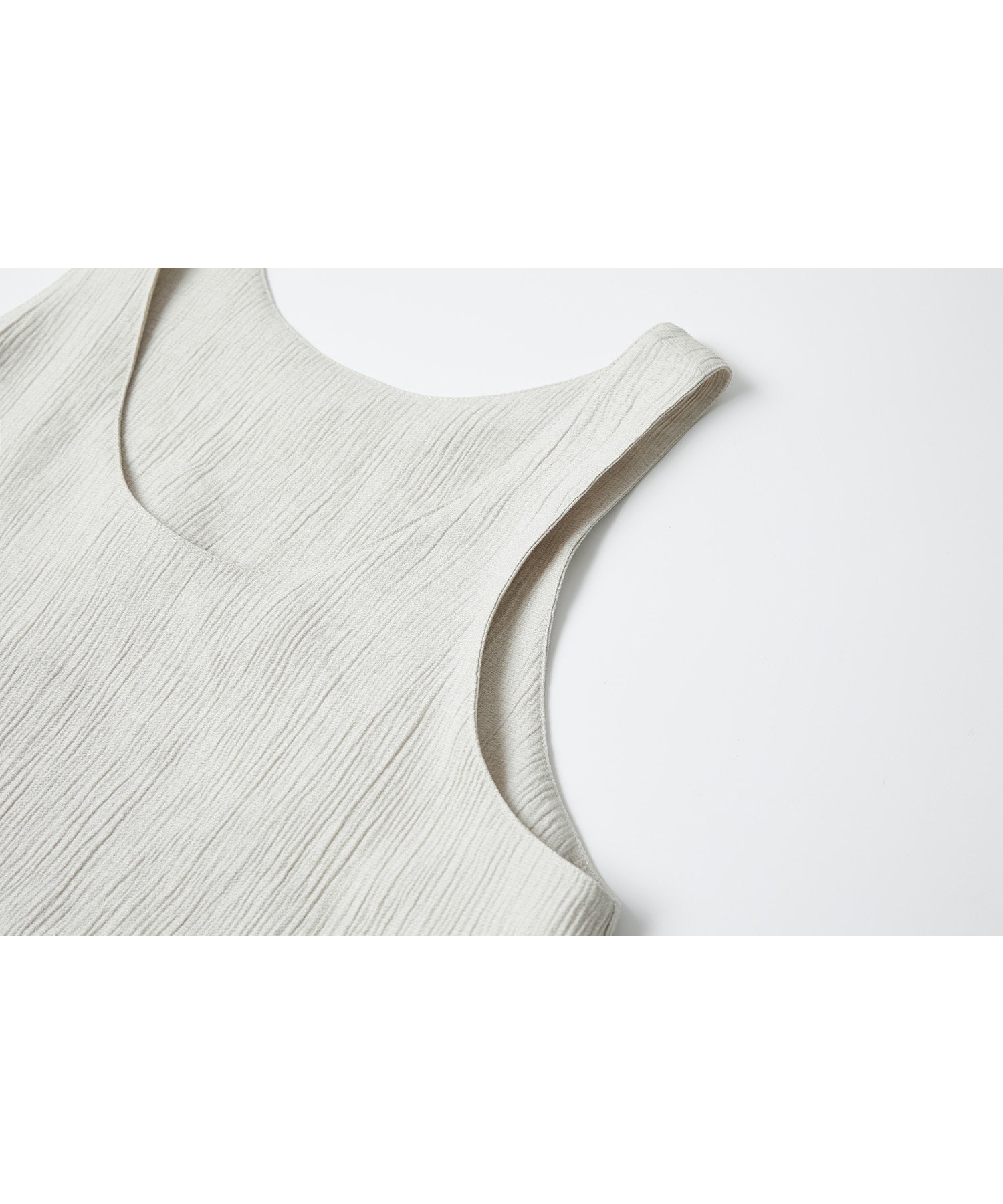 Artistic Light & Shadow Print Sleeveless Dress