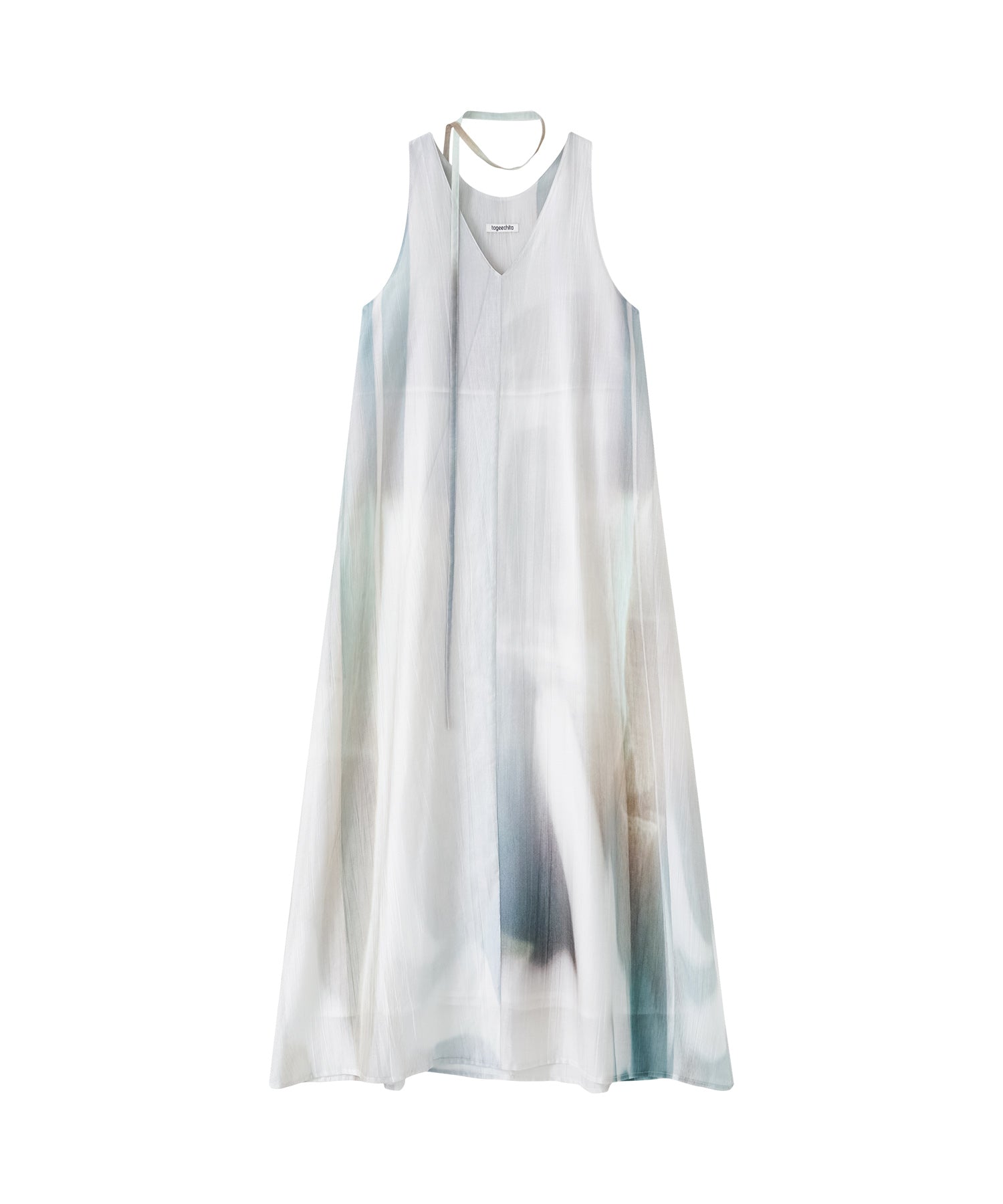 Sleeveless Art Print Dress