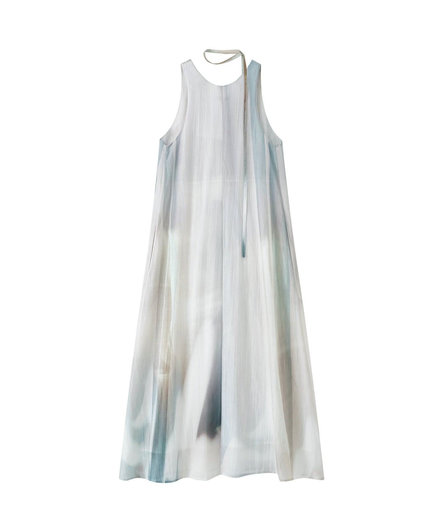 Sleeveless Art Print Dress