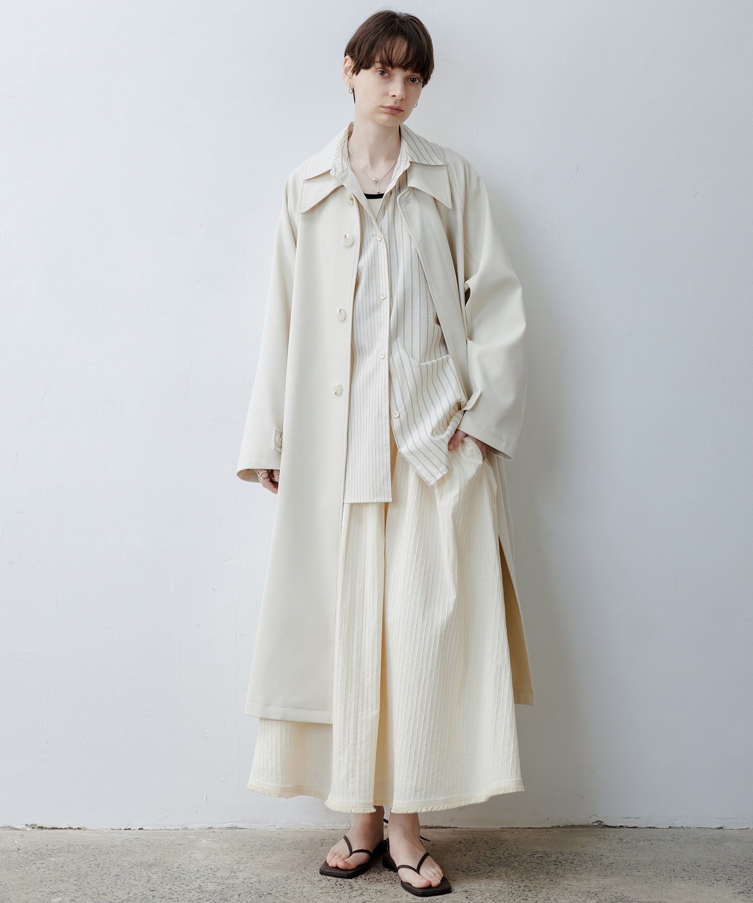 Oversized Stripe Combo Shirt