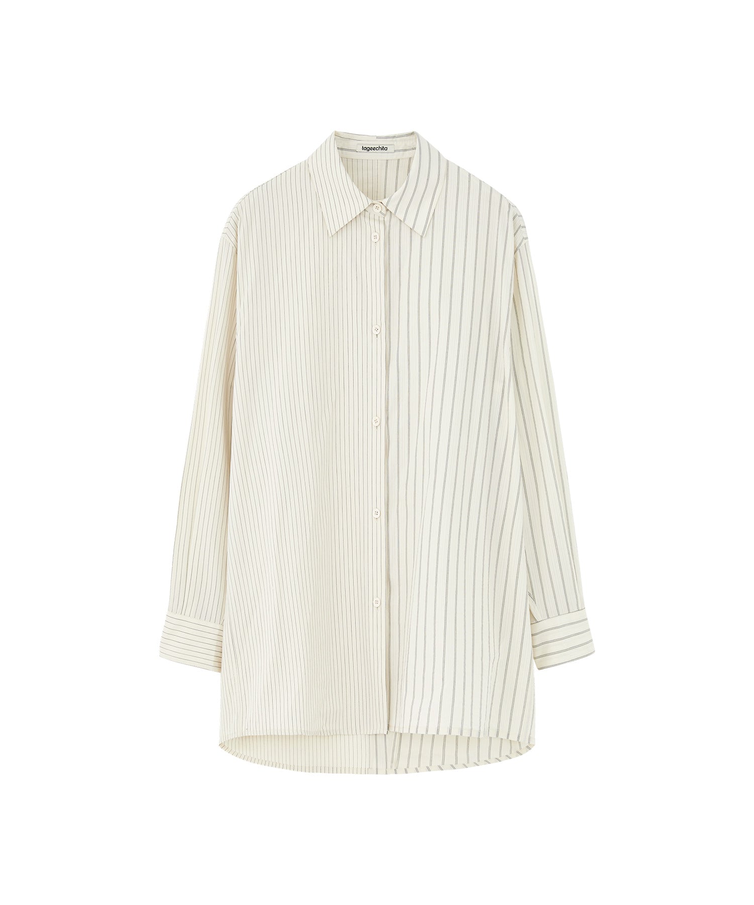 Oversized Stripe Combo Shirt