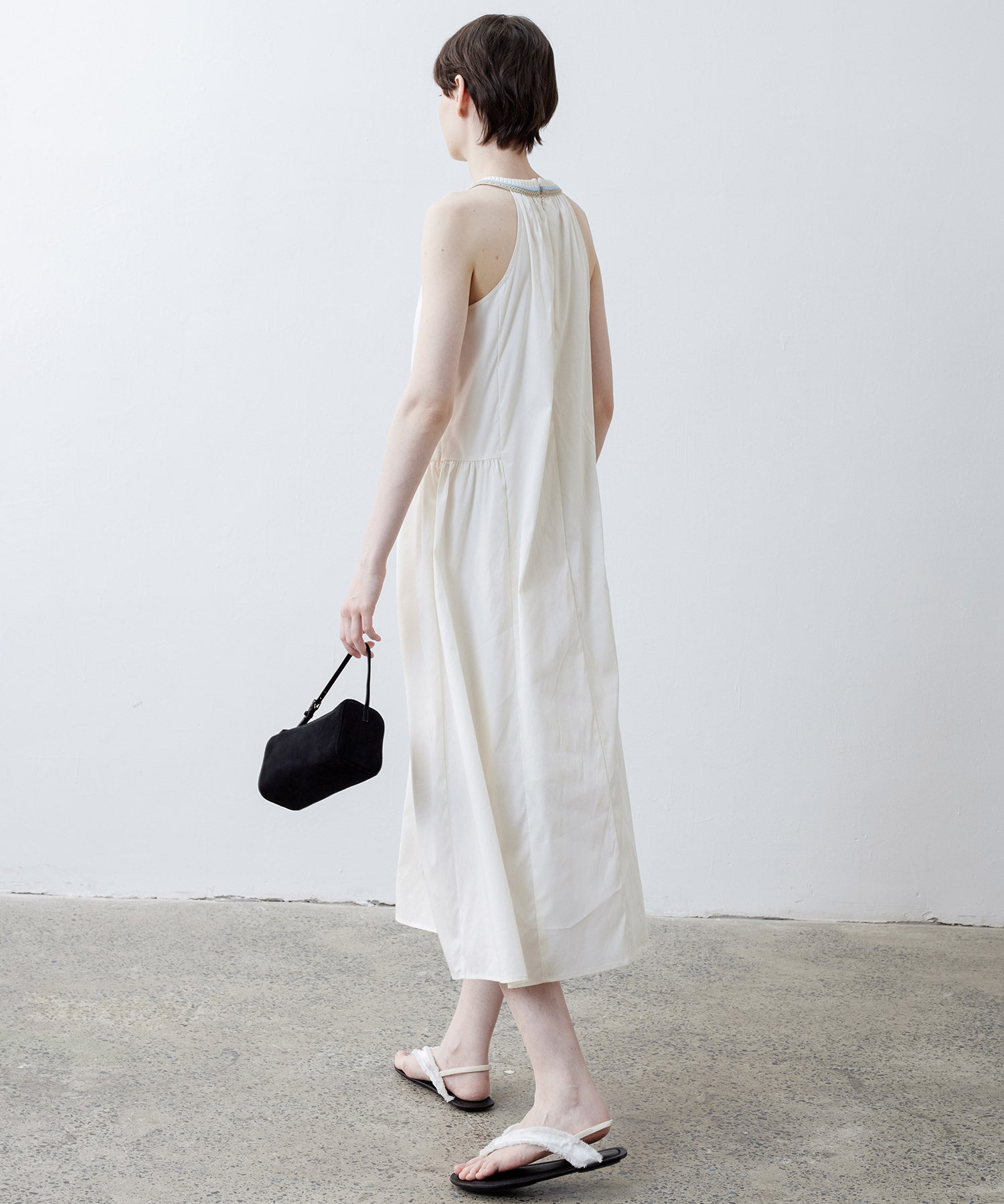 Ribbed Halter Neck Dress