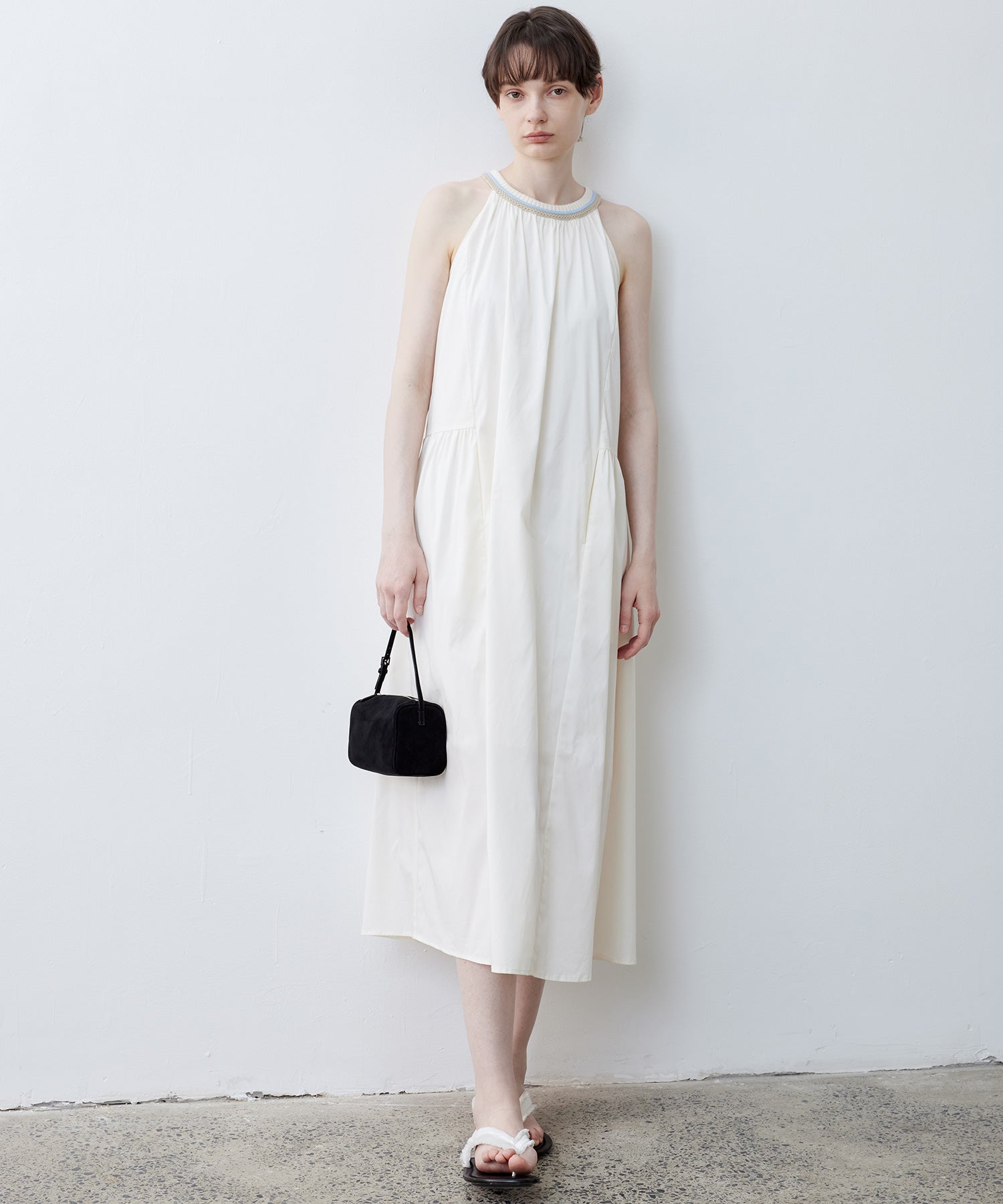 Ribbed Halter Neck Dress
