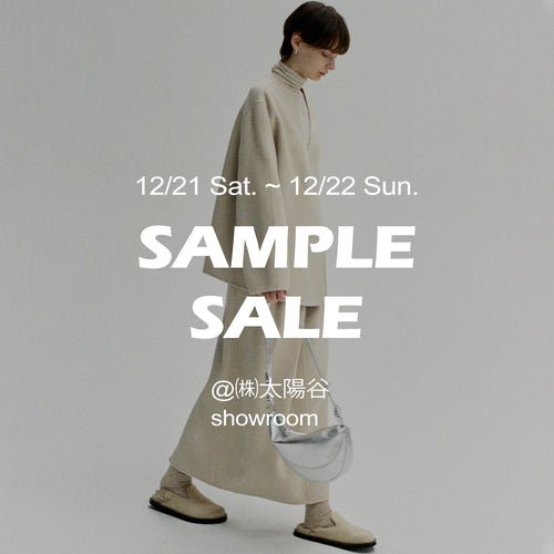 SAMPLE & FAMILY SALE 開催のお知らせ