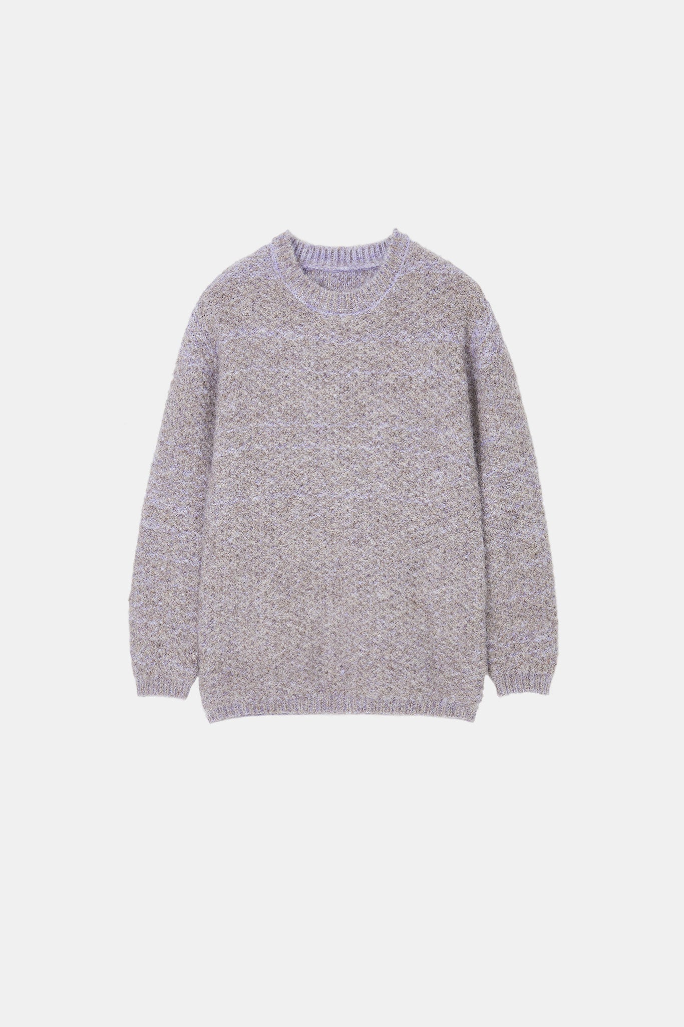 [tageechita] Wool blend crew neck knit