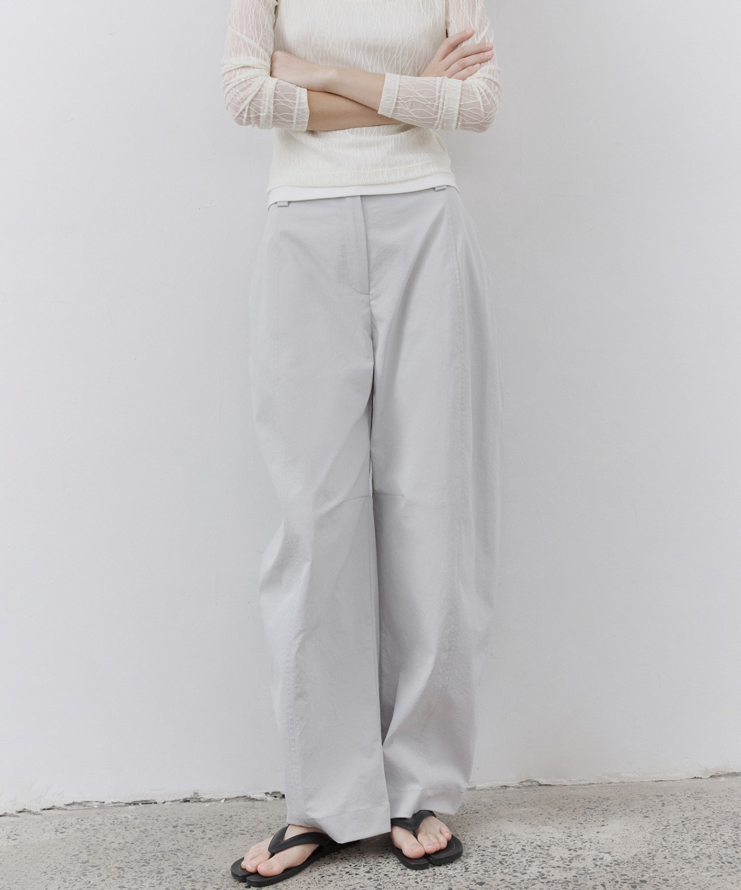 Essential Slight-Curve Casual Pants